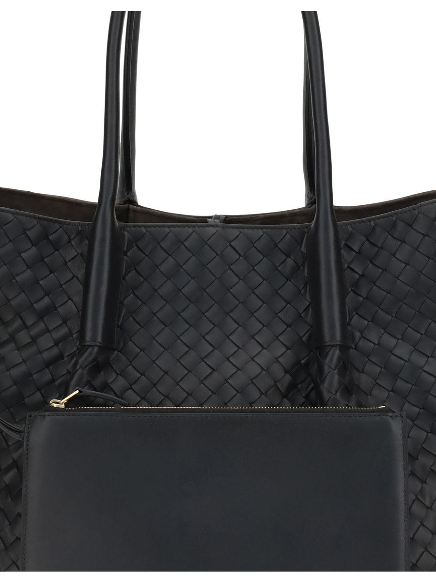 Tote Bag Pinacoteca Black Calf Leather Black/fondant-m Br Shoulder