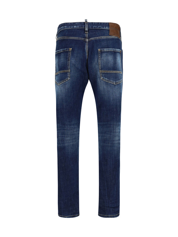 Jeans Teddy Mini Navy Blue Cotton