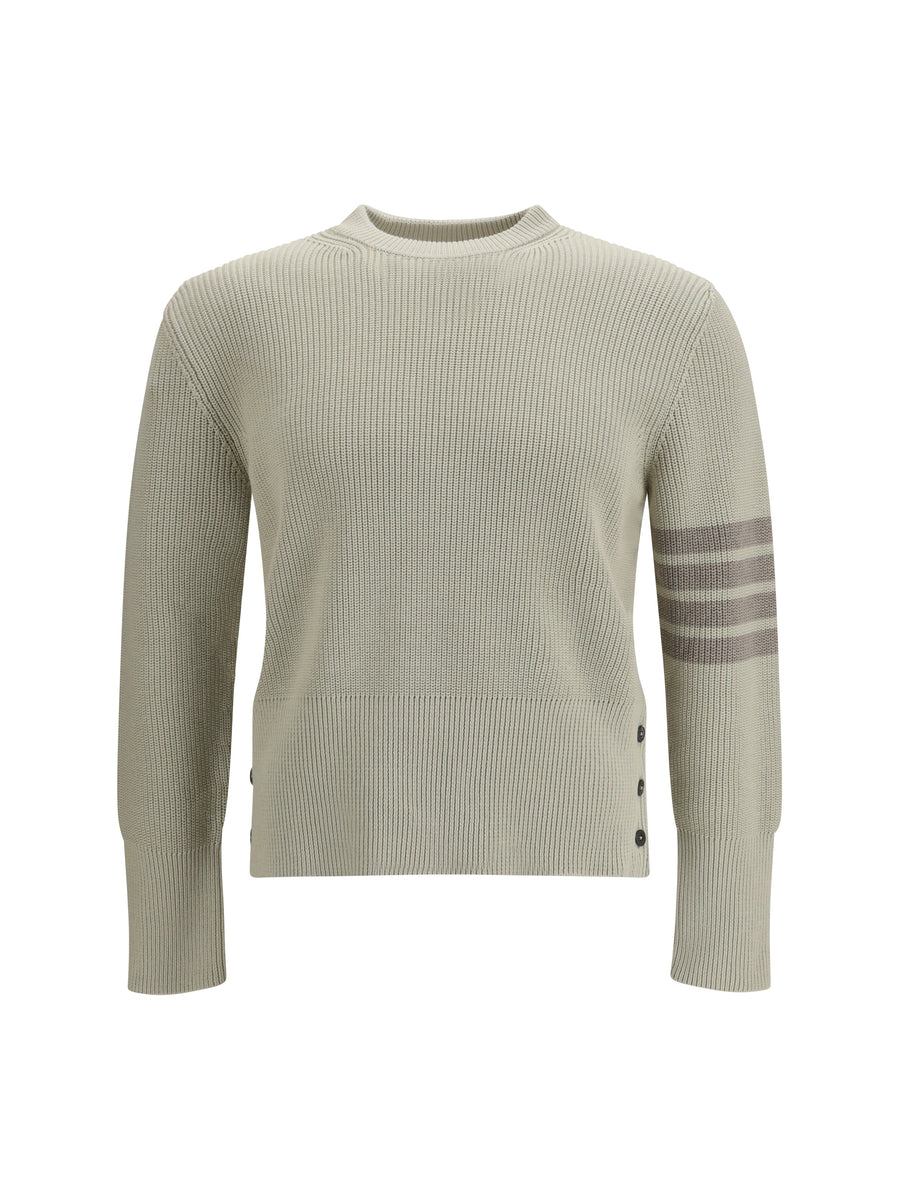 Thom Browne 100% Cotton sweater in beige