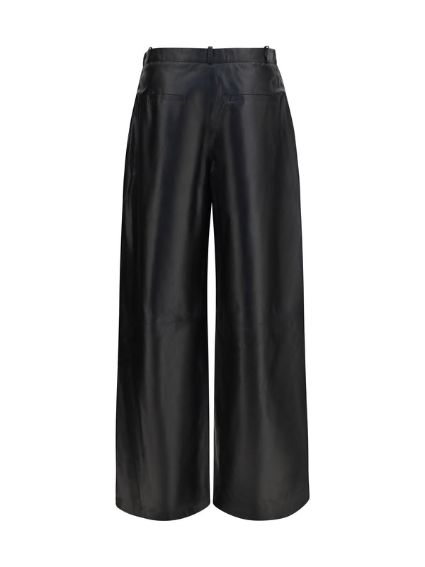 Leather Trousers Black