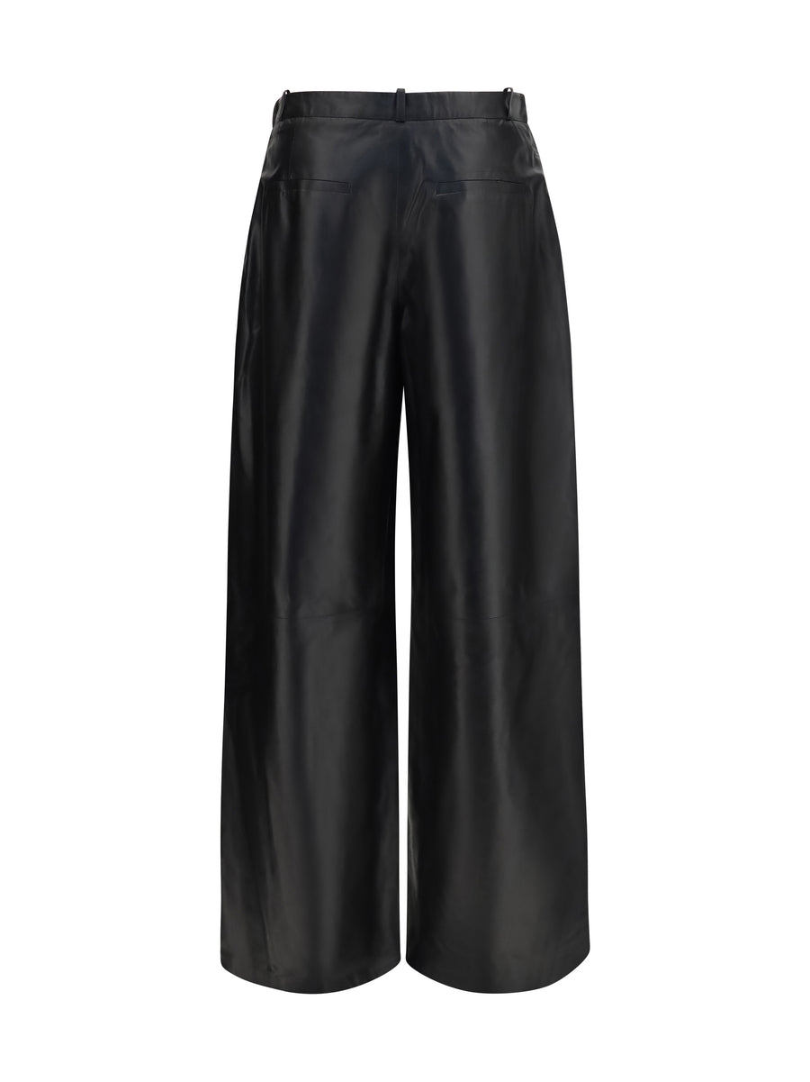 Leather Trousers Black