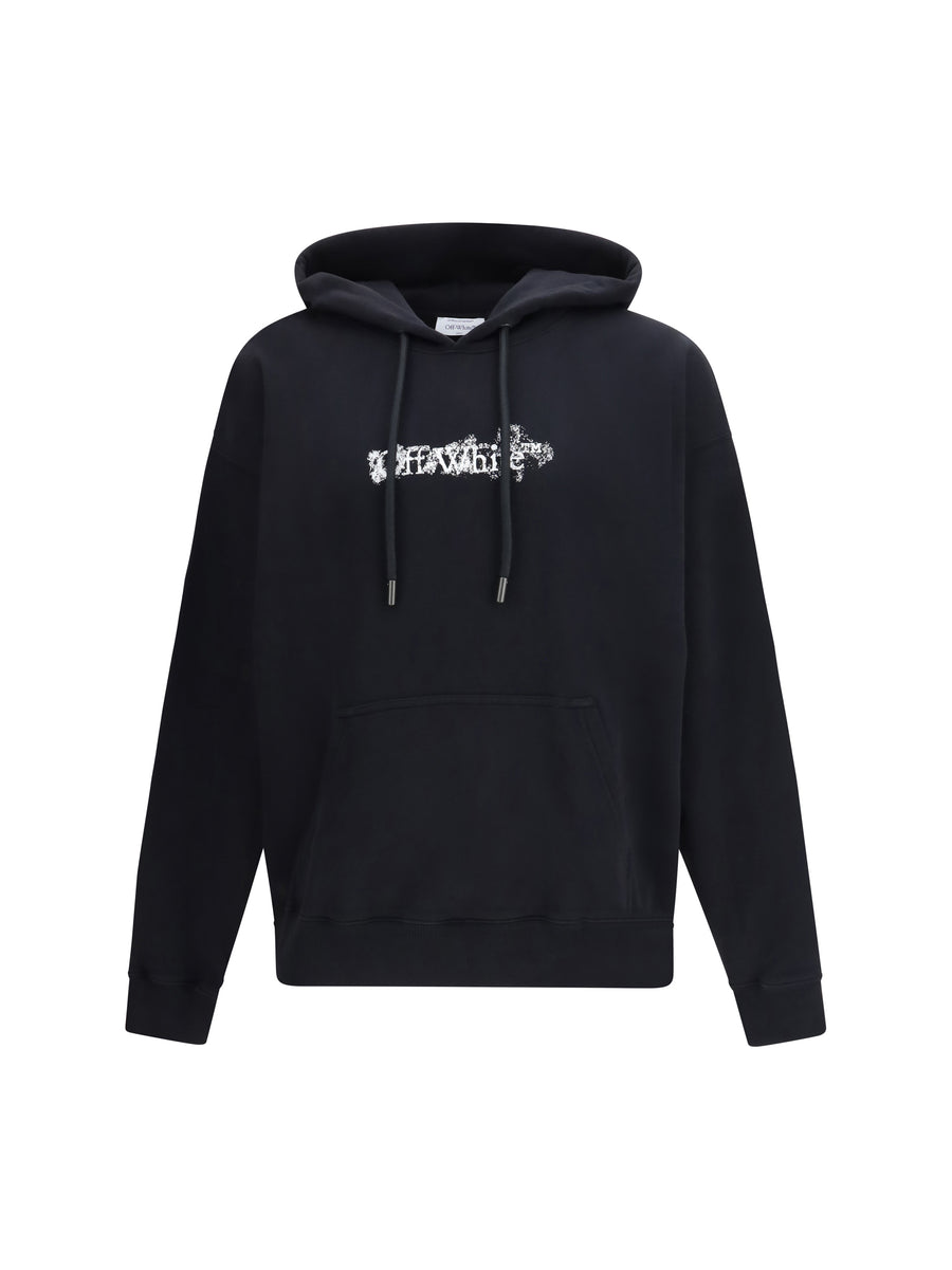 Off-White 100% Cotton hoodie in black