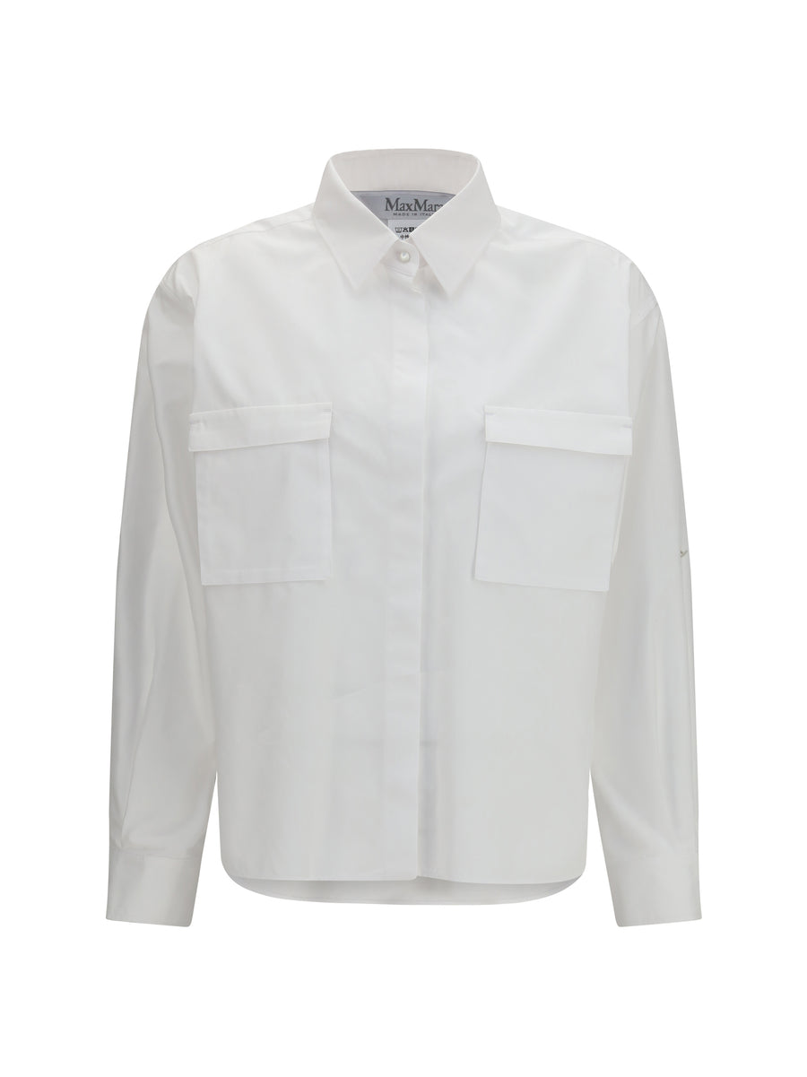 Max Mara 100% Cotton shirt in white
