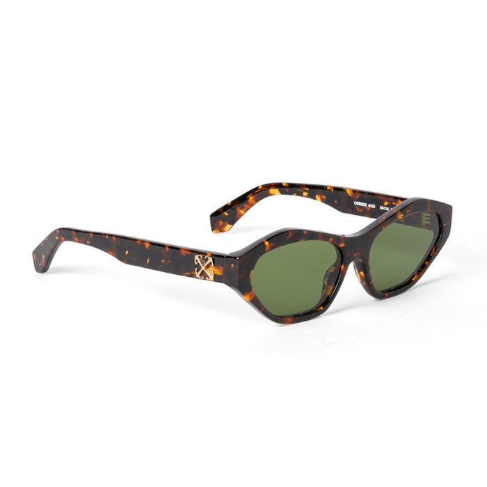 Off White OERI13H KENT 6055 Havana Green Marrone Acetate Occhiali Da Sole