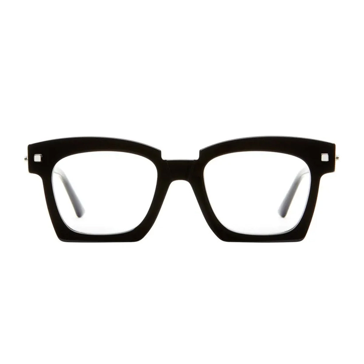 Kuboraum Maske J5 BS Black Shine Grey Nero Acetato Mazzucchelli Occhiali Da Vista