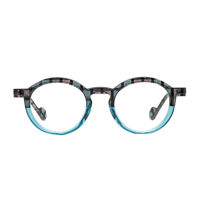Matttew Checkers 1905 Texture Turchese Acetate Occhiali Da Vista