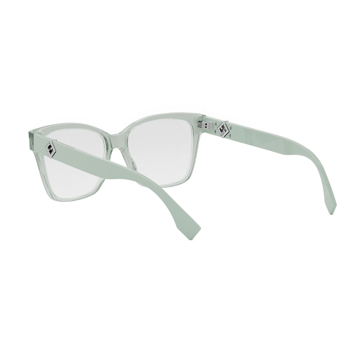 Fendi FE50117I FF Diamonds 093 Verde Acetate Occhiali Da Vista