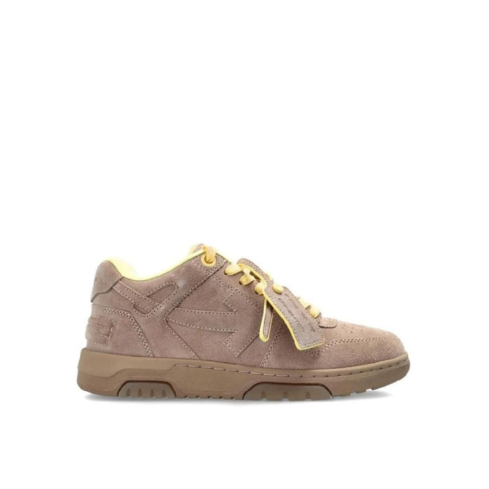 Off-White Out Of Office Leather Sneakers Brown