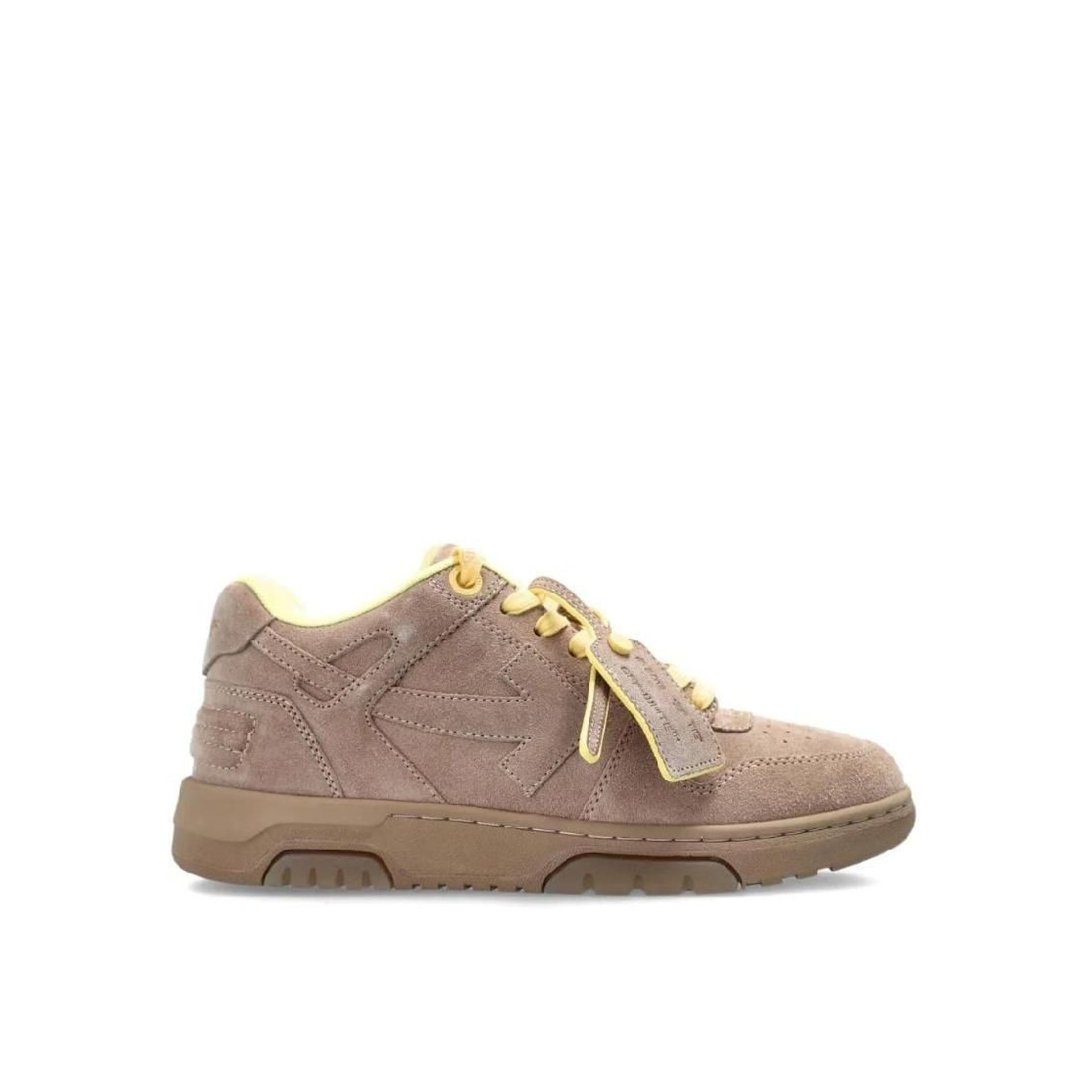 Off-White Out Of Office Leather Sneakers Brown