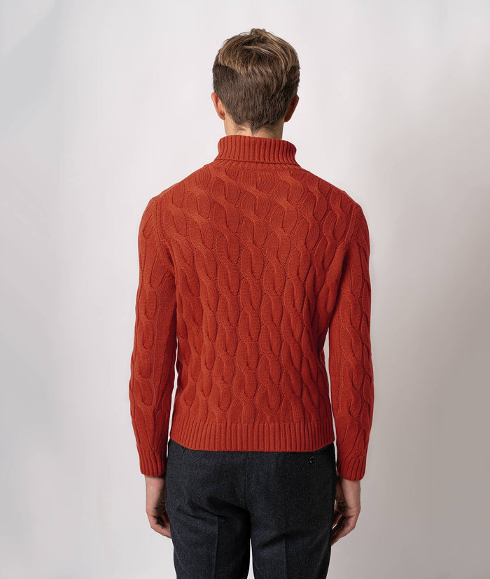 Turtleneck Cashmere Sweater Lapponia Lightgray Maglieria Dis/lav Pesante