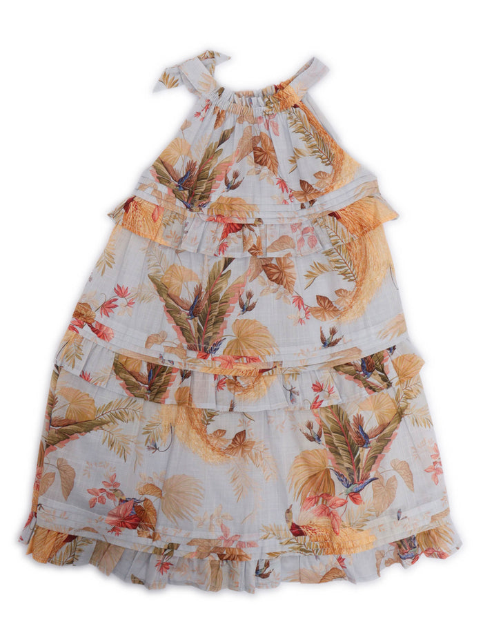 Rhiannon Kids Swing Dress Multicolor Cotton