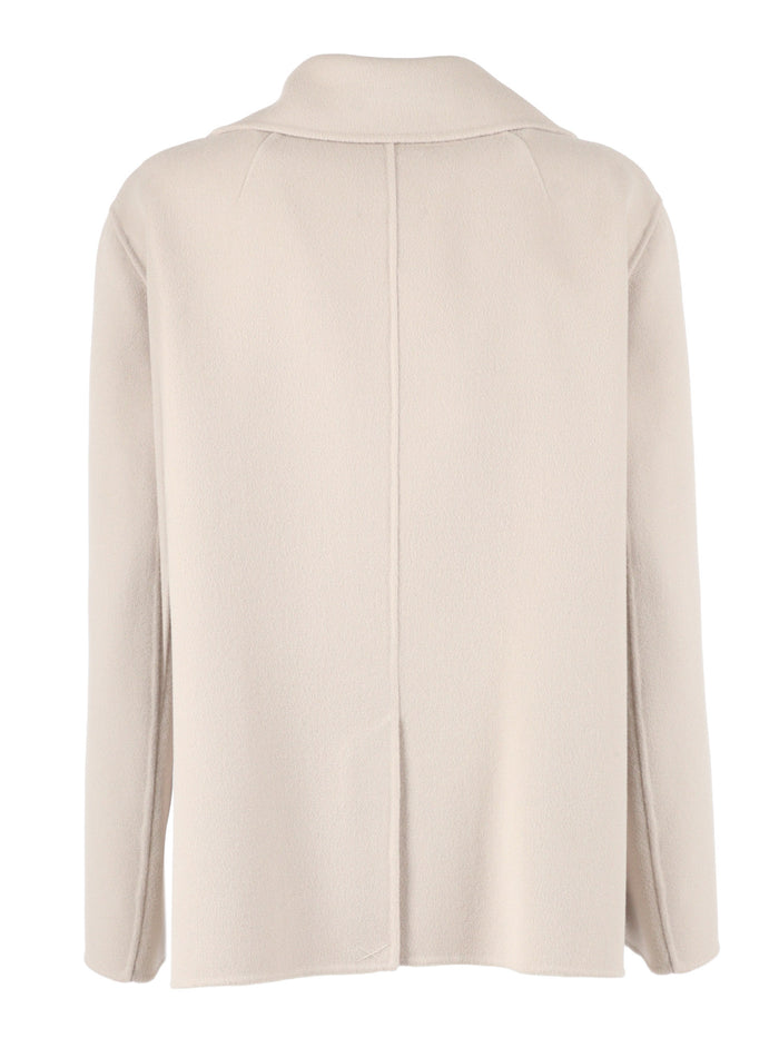 JACKET Beige Virgin Wool Lining Silk