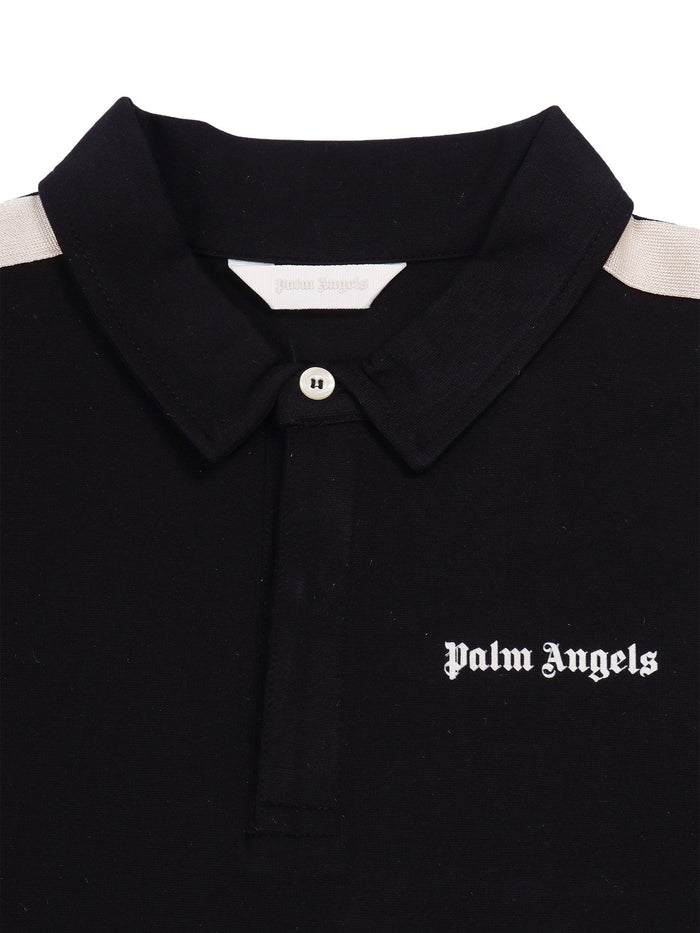 Pa Track Polo S-S Boy Black Shirt