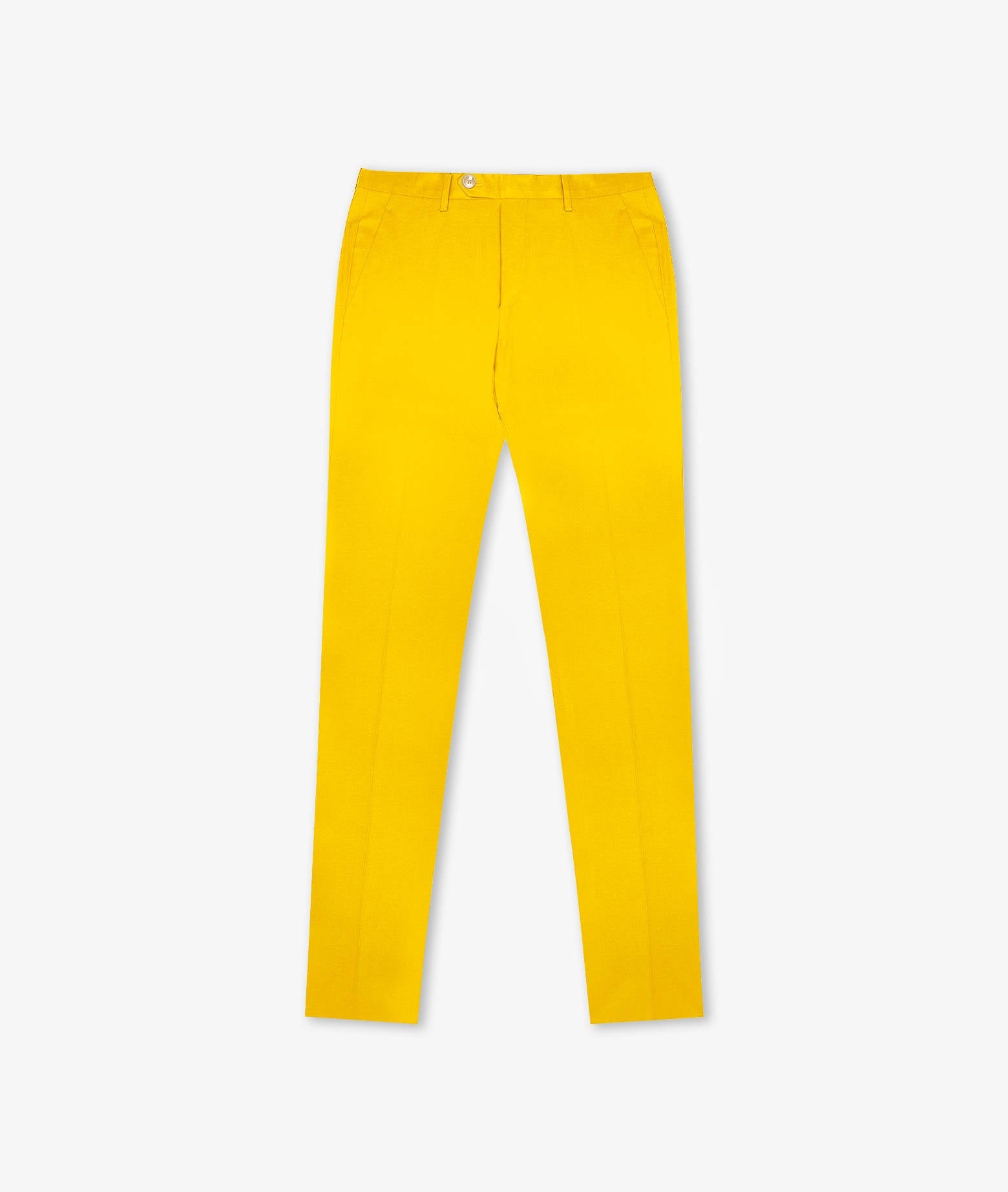 Cotton Trousers Maiorca Yellow No Pinces