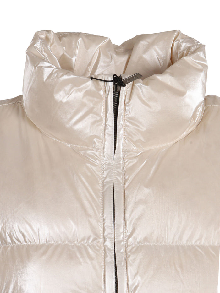 Thille Thermo Pearly Waistcoat White Sleeveless Puffer