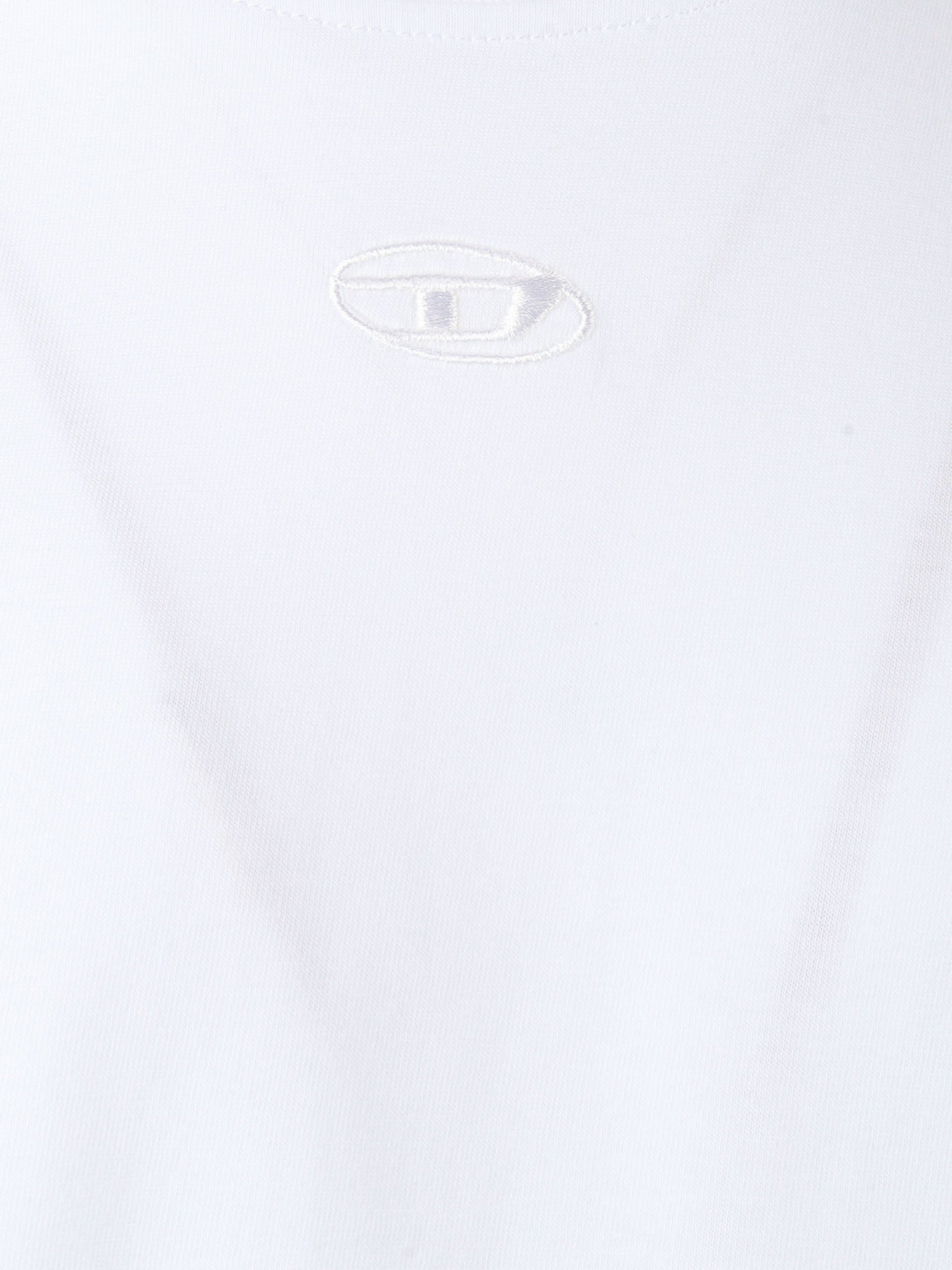 T-shirts White Cotton Short Sleeves T-shirt