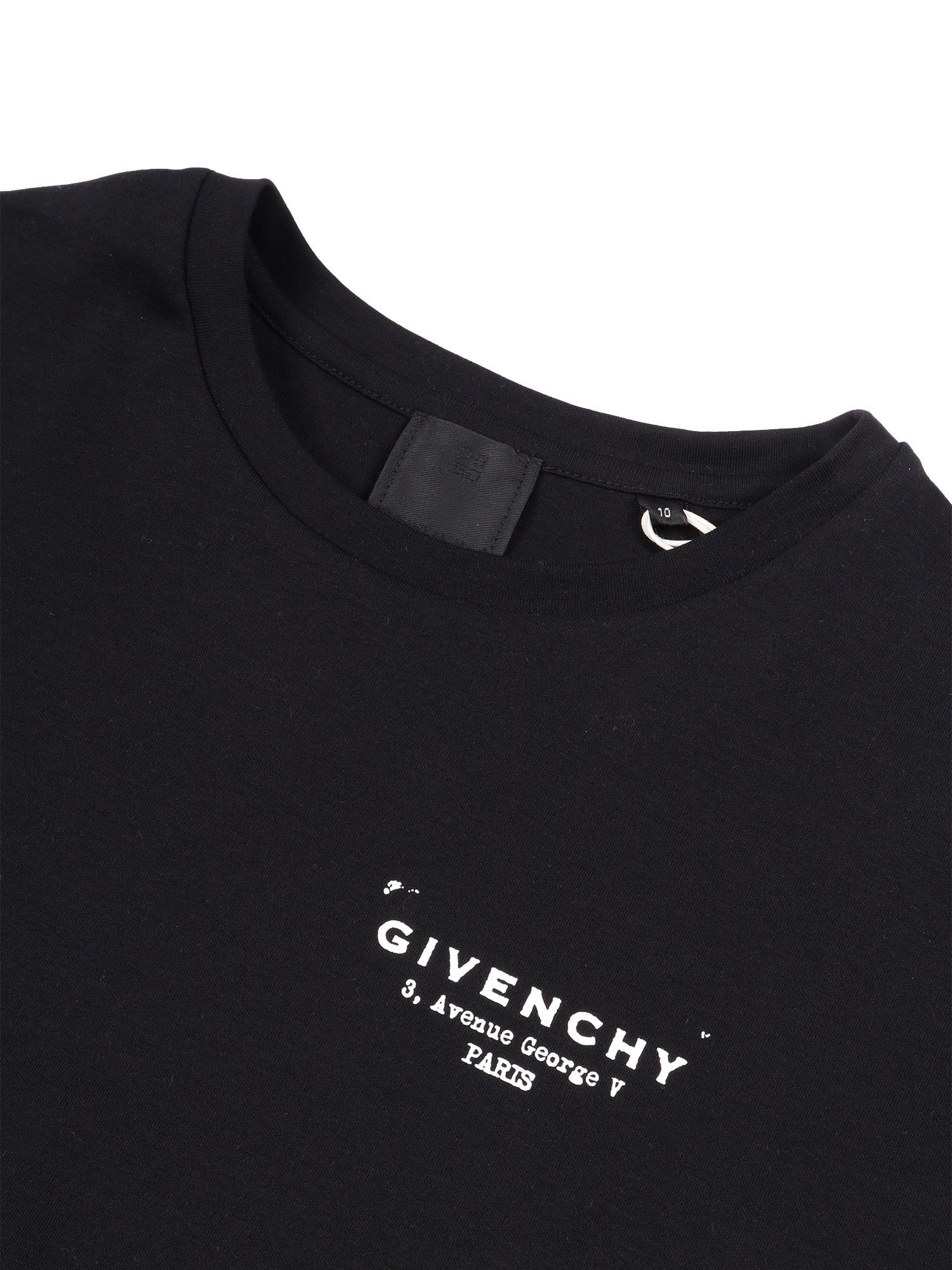 T-SHIRT Black Cotton Short Sleeves