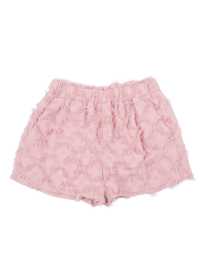 Shorts Pink Polyester Lining Cotton