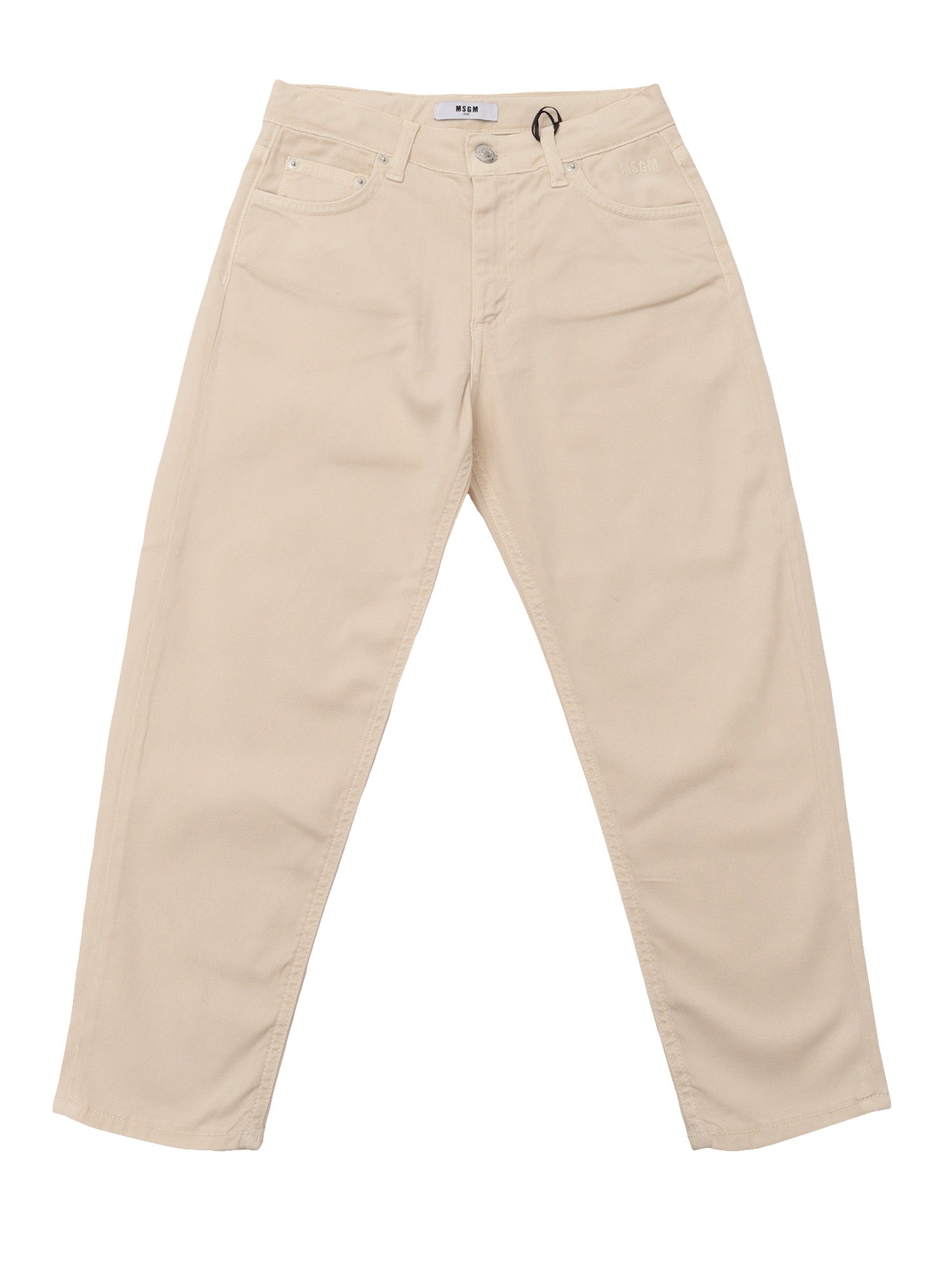 DENIM PANTS BOY Beige Lyocell Cotton Elastane Jean