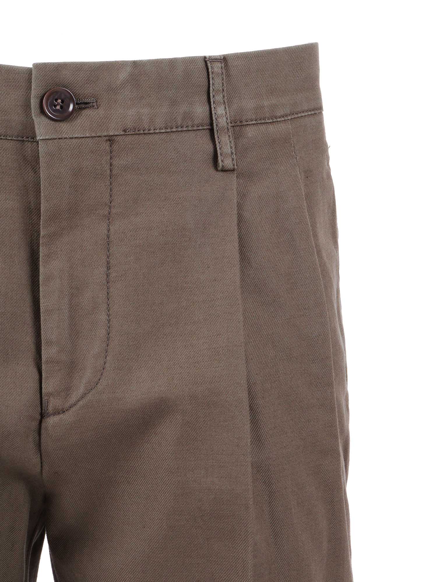 Woman Pants Green Cotton