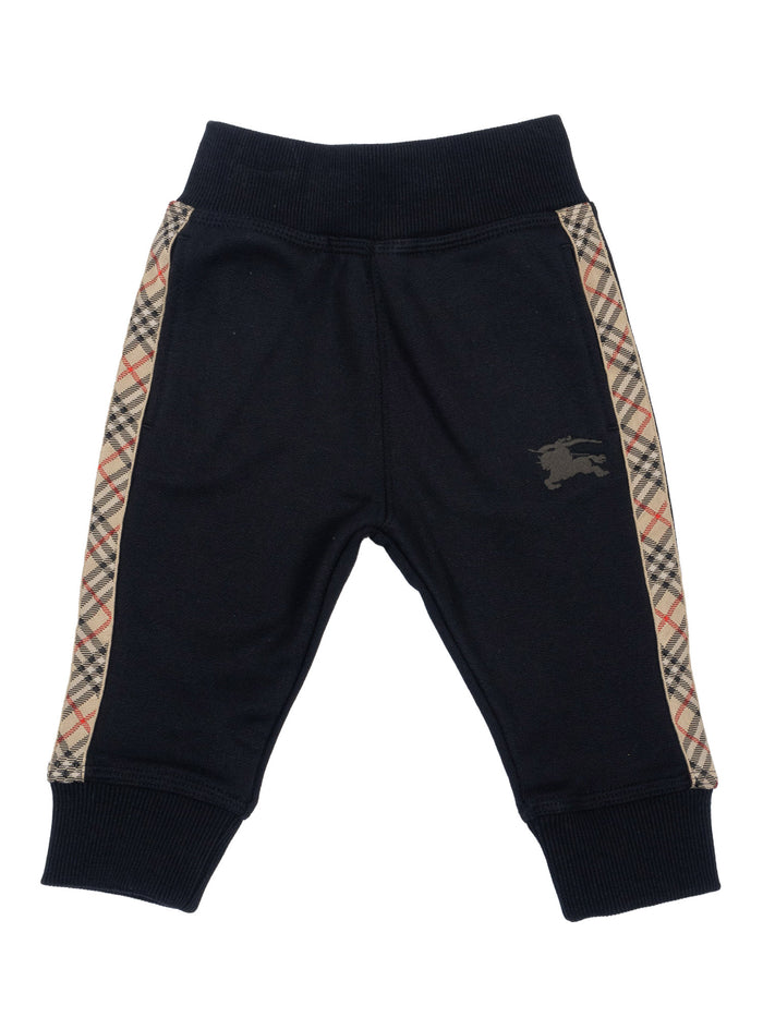 Inf Boy Jersy Trsrs Black Cotton Pant
