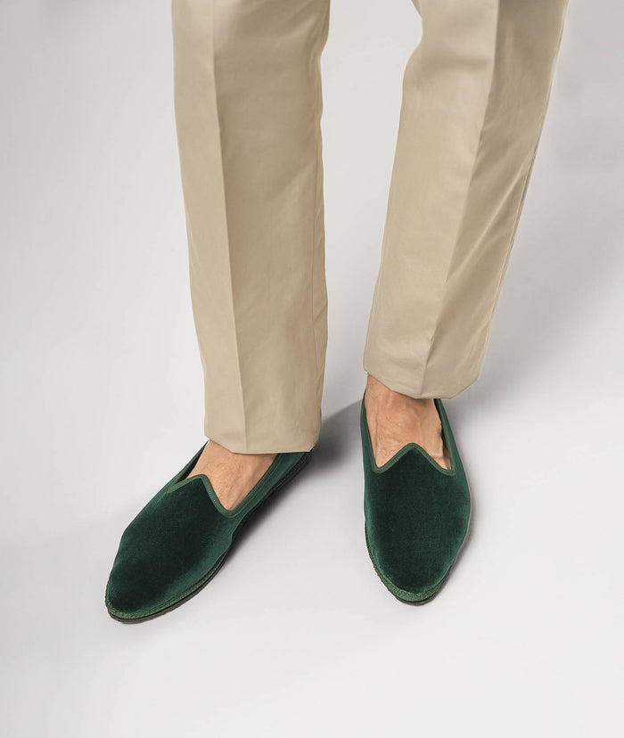 Friulana Ponte Del Cavallo Blue Slipper Shoe