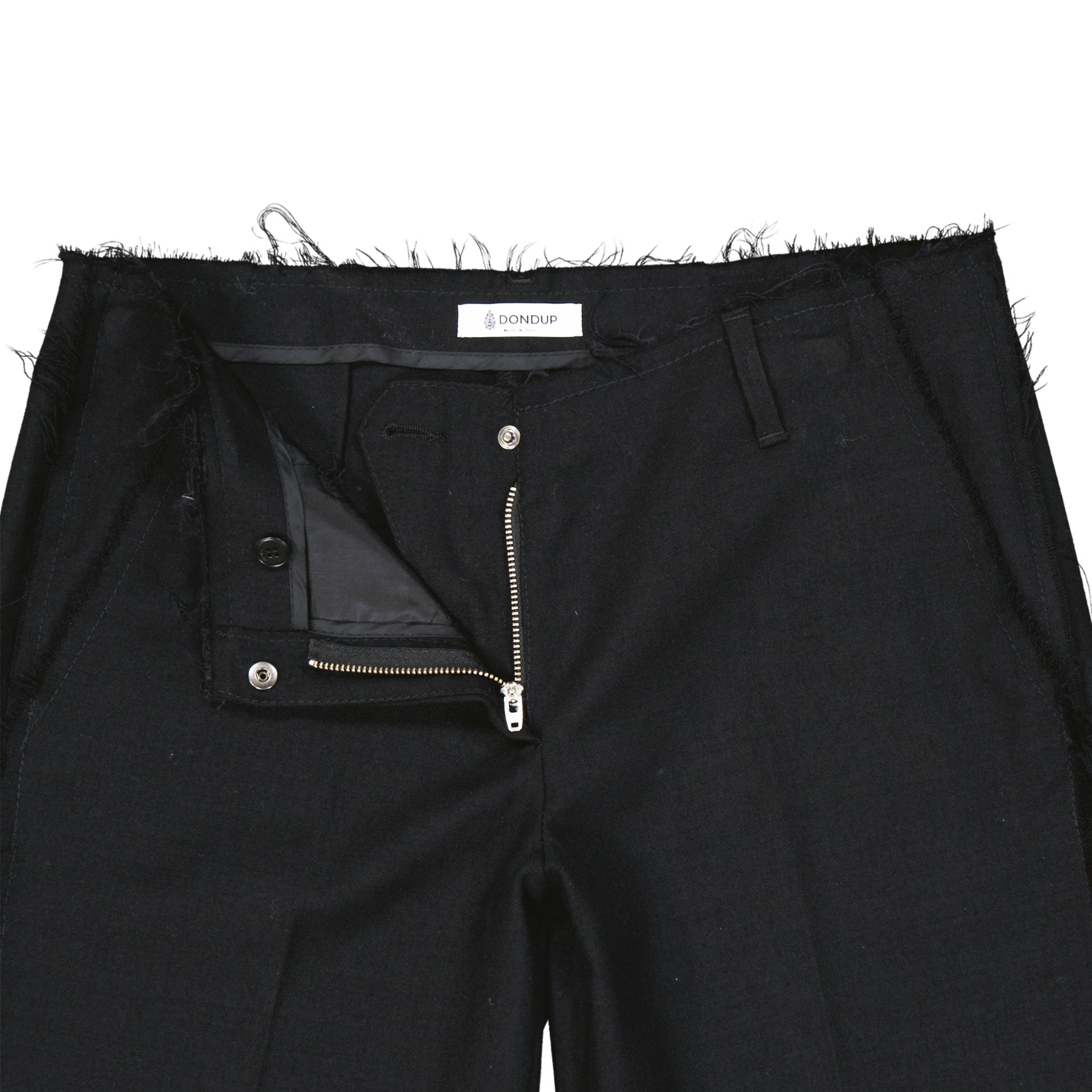 Dondup Virgin Wool Shorts Black