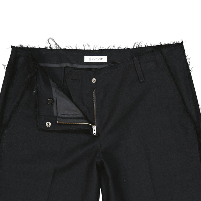Dondup Virgin Wool Shorts Black