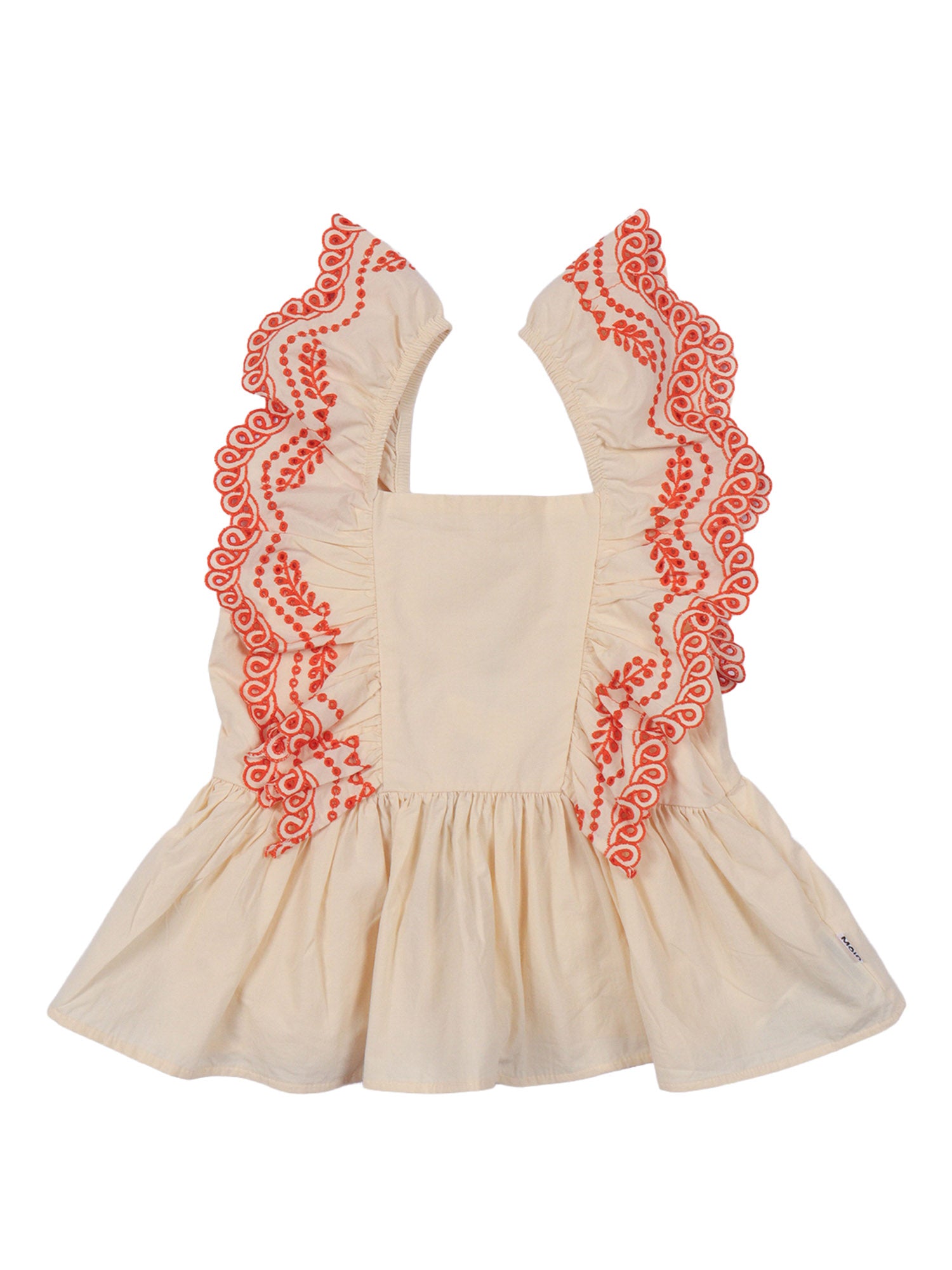 Rosamond Blouse White Cotton Organic