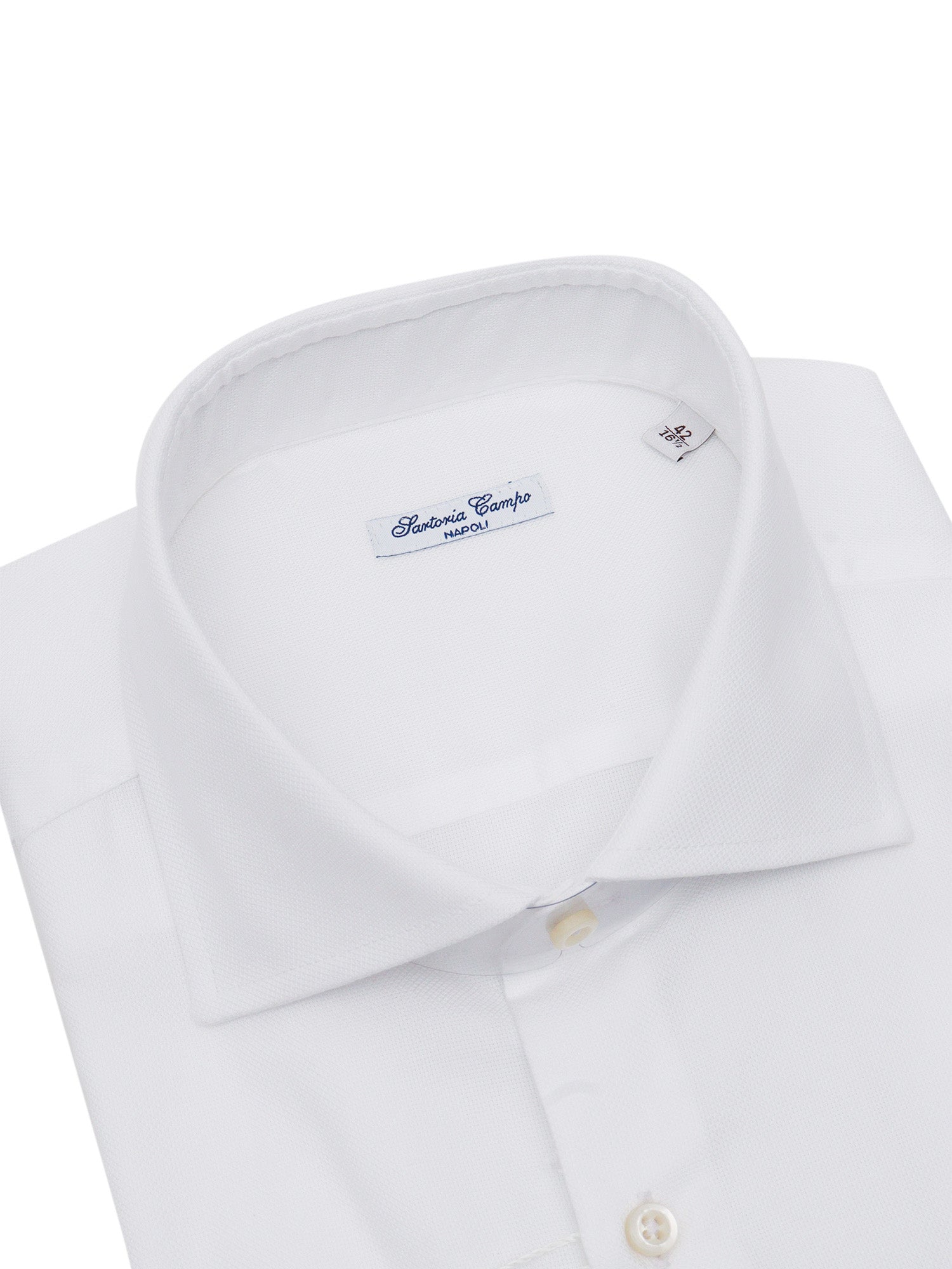 Mens Shirt White Cotton