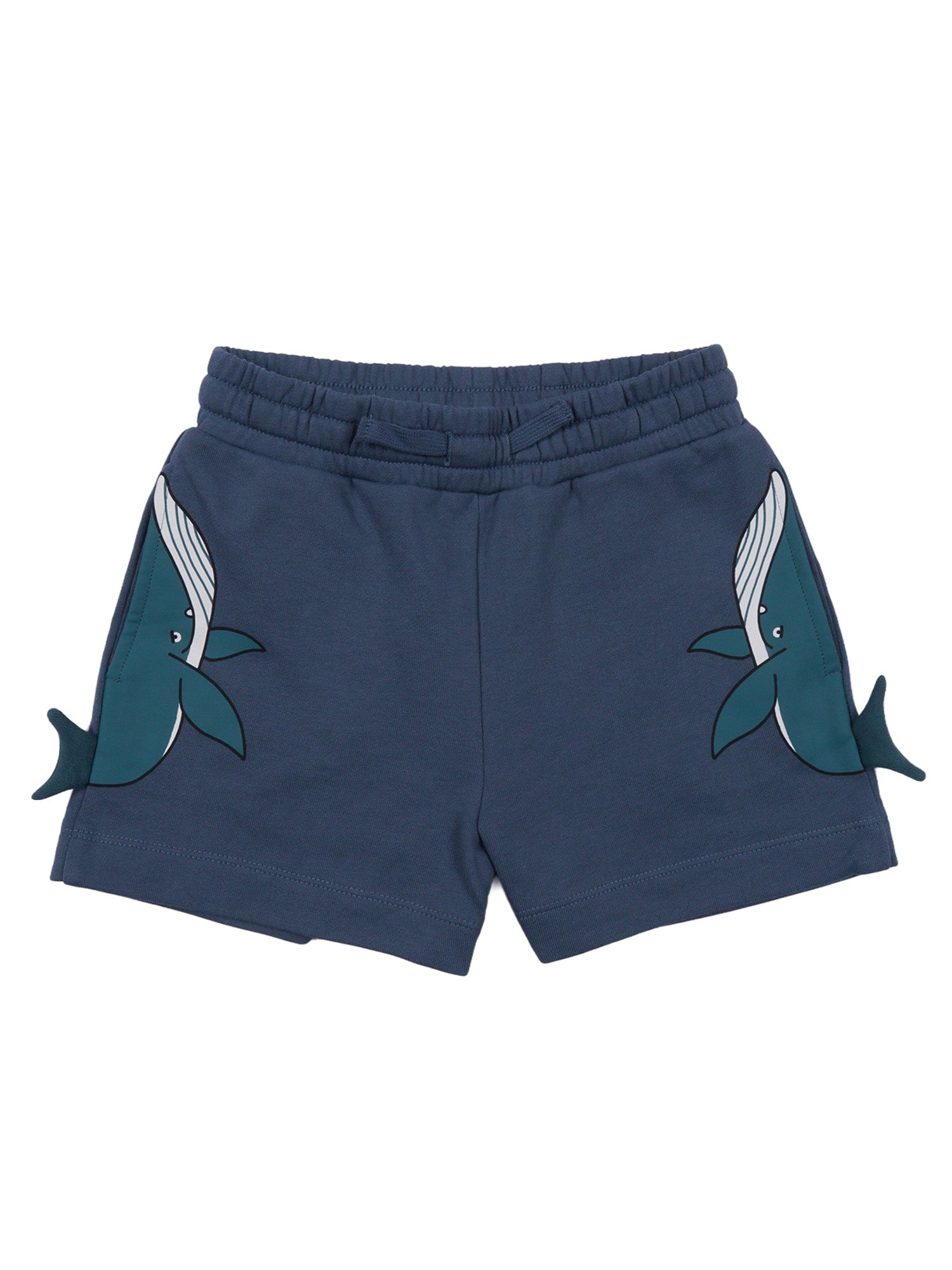JERSEY SHORTS Blue Cotton Elastane