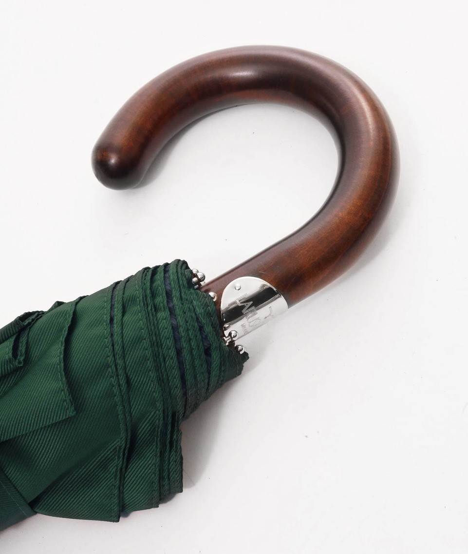 Folding Umbrella Darkred Maple Handle