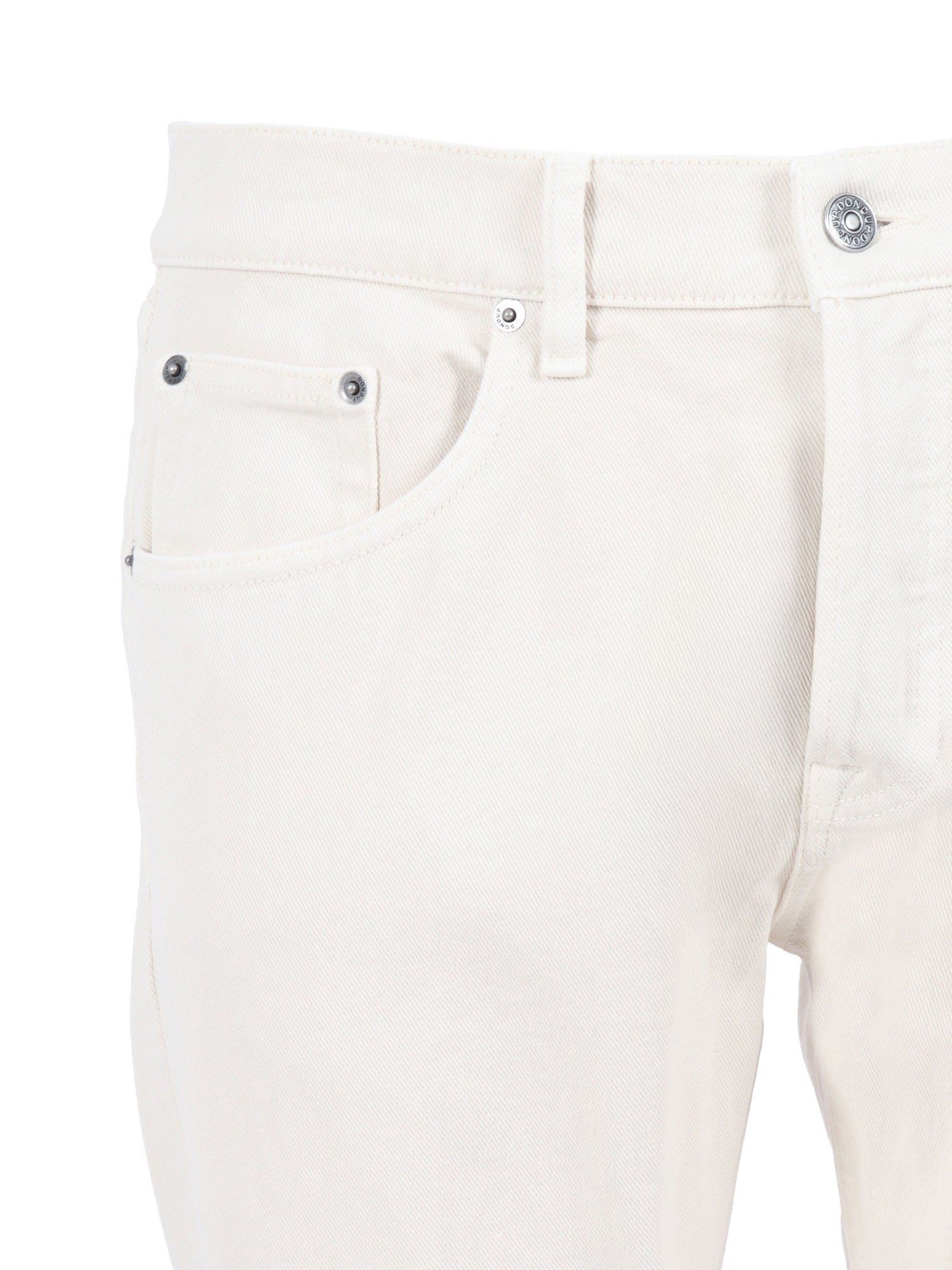 Icon Pants White Cotton Elastane Jean