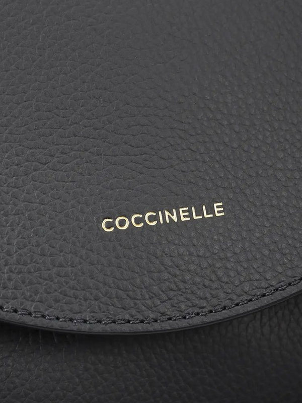 Coccinelle Backpack Black-Cognac Black/cognac Bovine Leather Bags / Backpacks