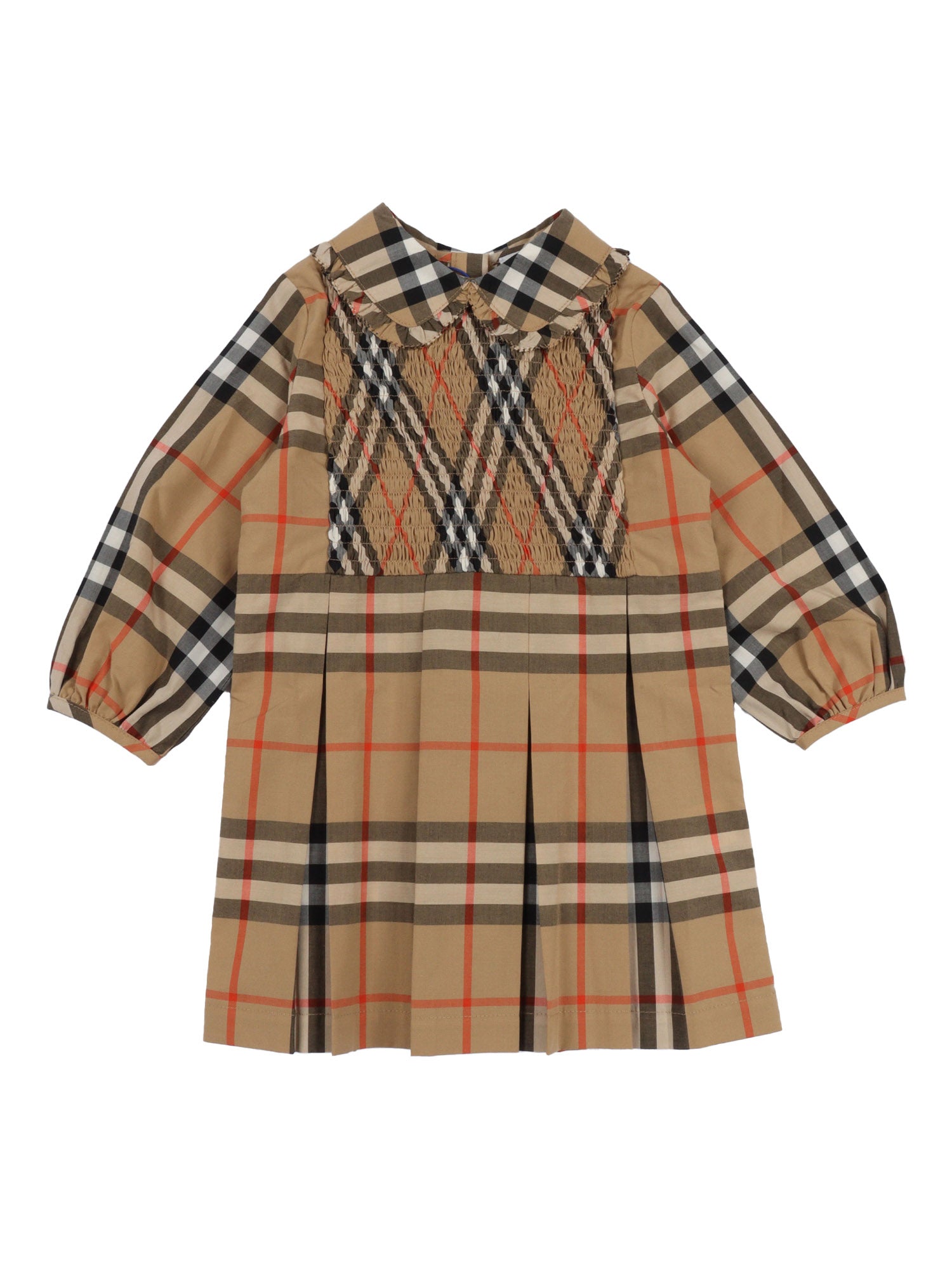 Inf Girl Dresses Beige Cotton