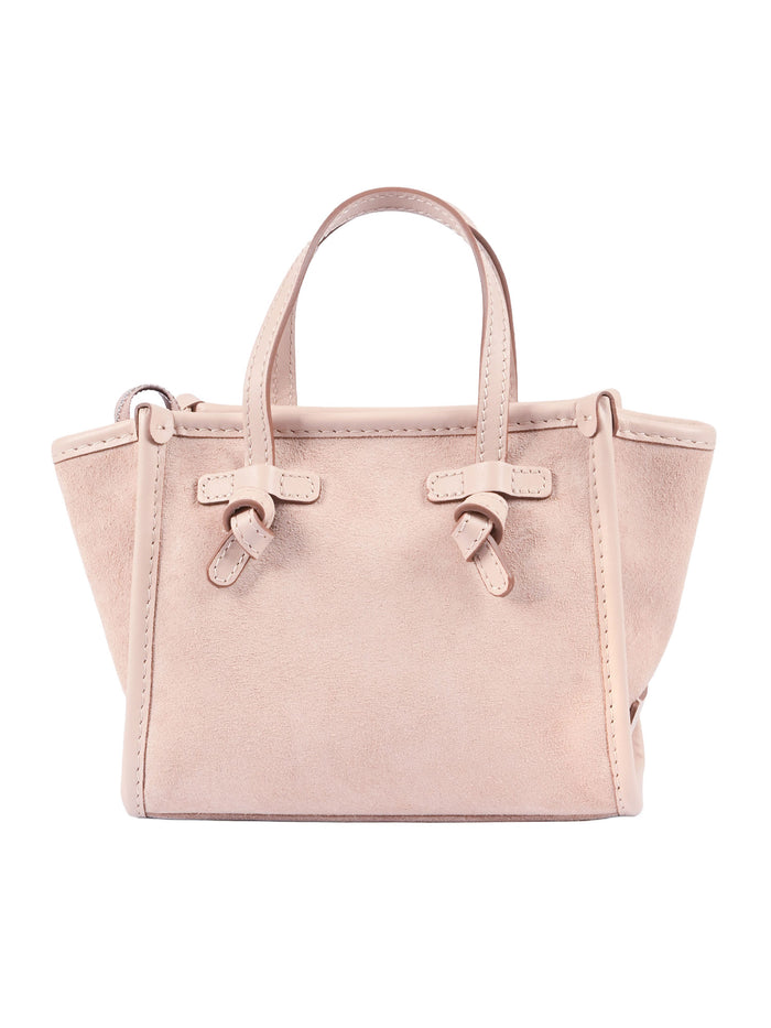 LEATHER BAG Pink Cow Shoulder