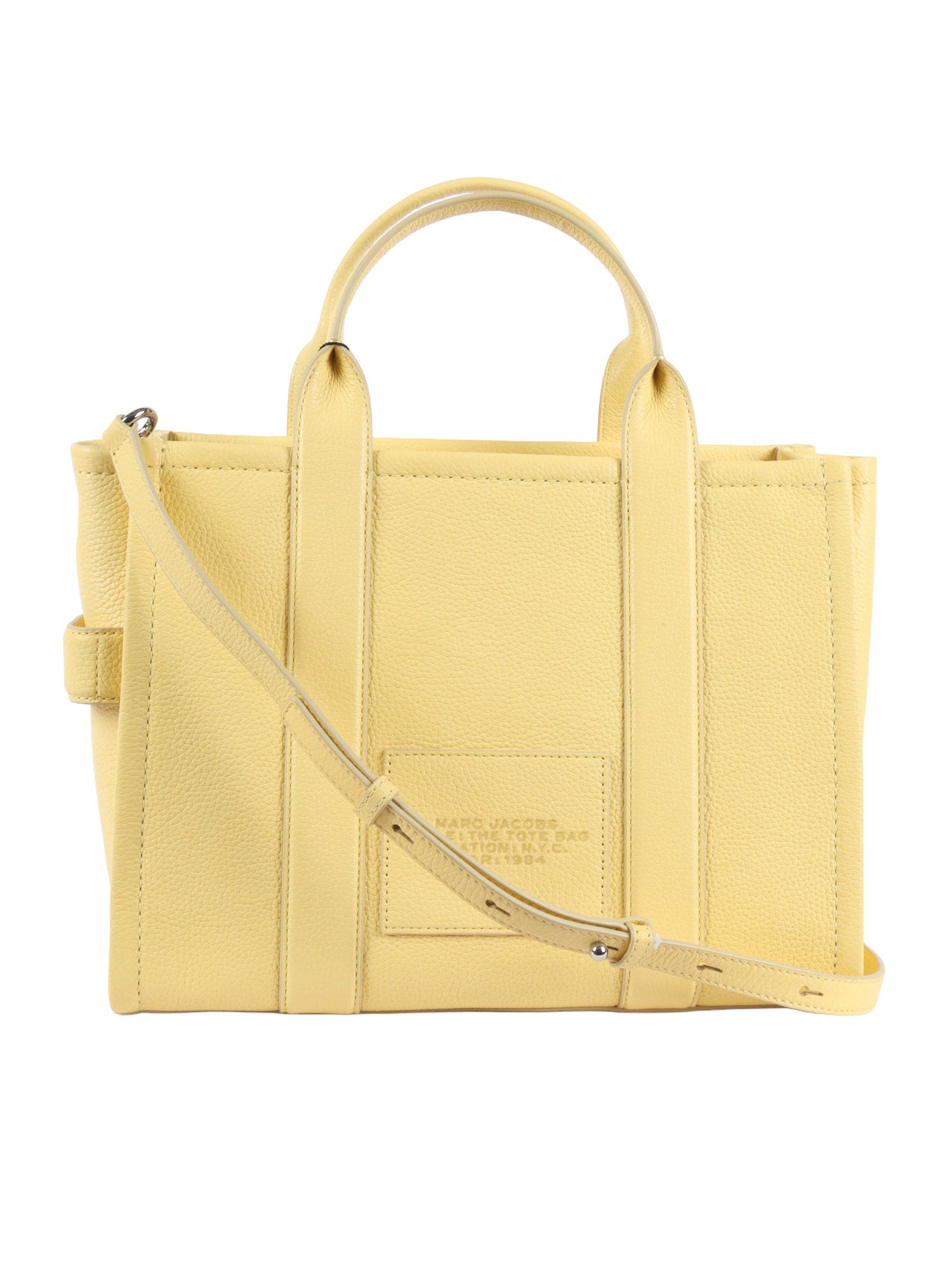 THE MEDIUM TOTE Yellow Cow Leather Handbag