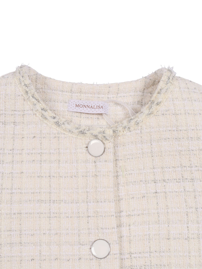 BON TON BOUCLE BOLERO Panna Jacket