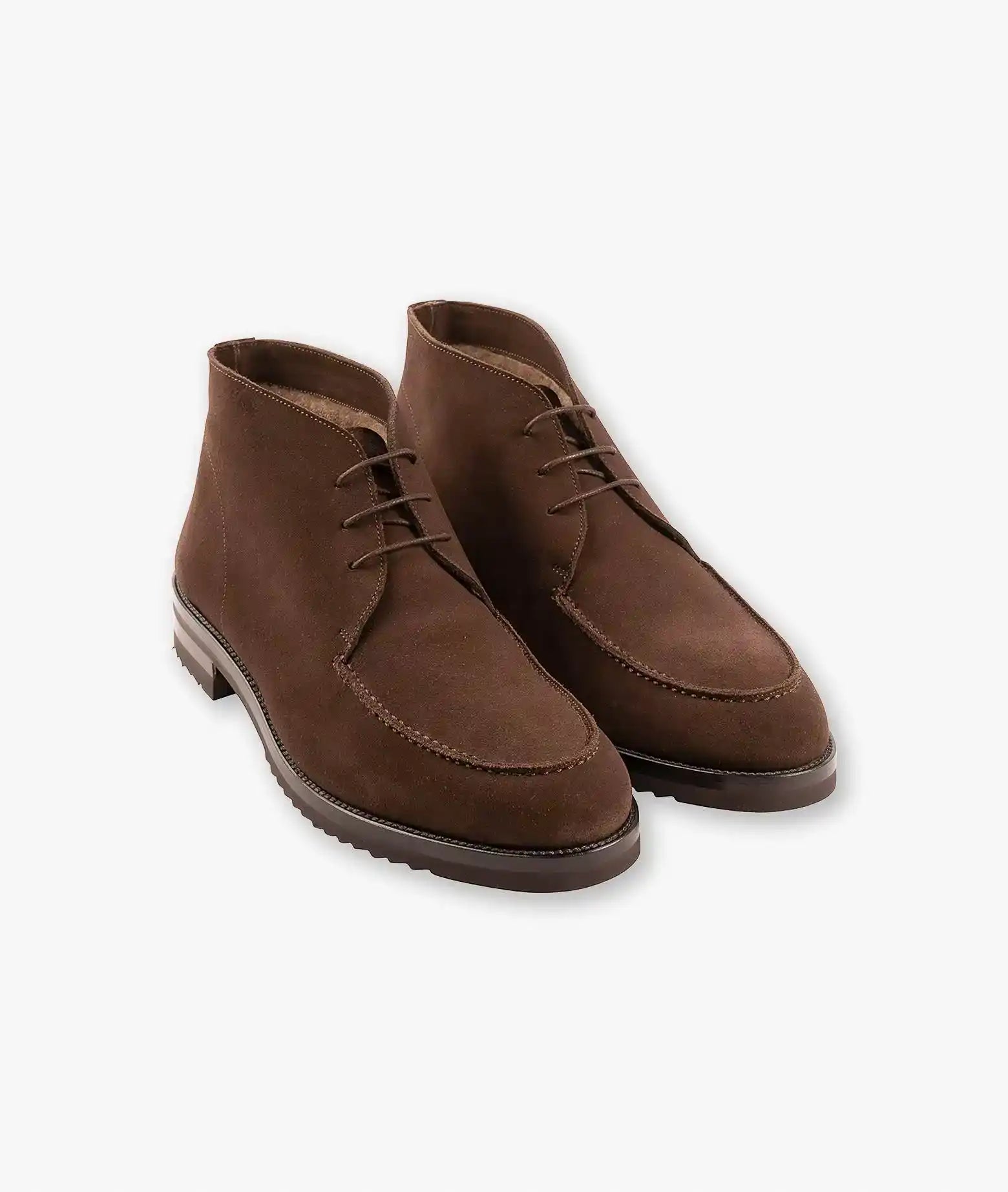 Suede Ankle Boots Robert Chocolate Man Shoe