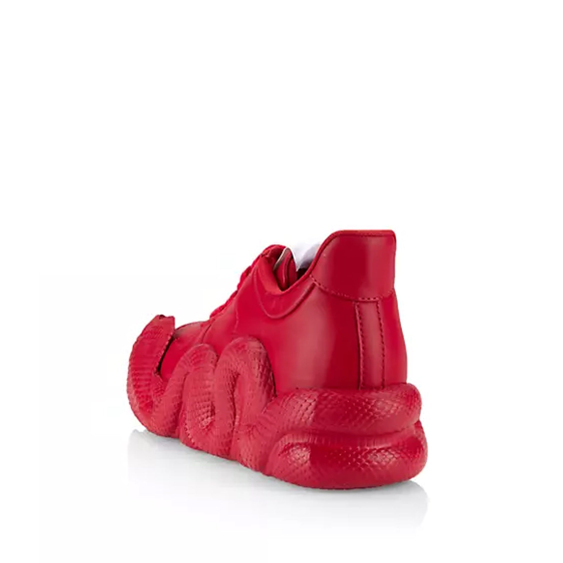 Cobra Sneakers Red Calf Leather