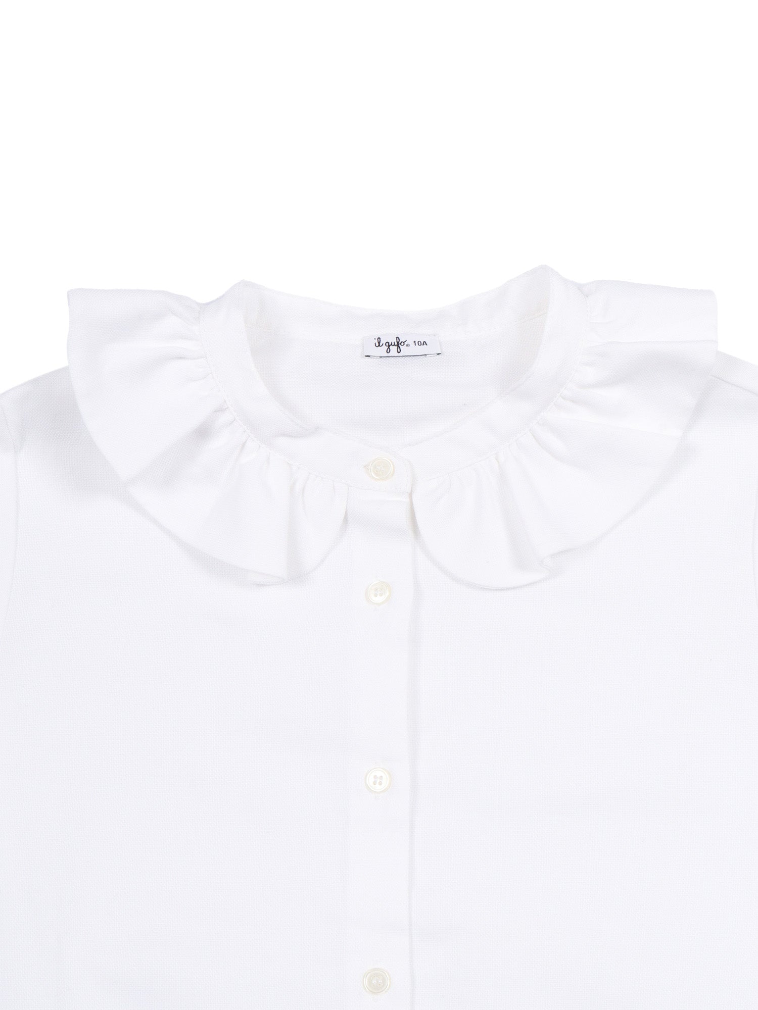 Long Sleeved Shirt White Cotton