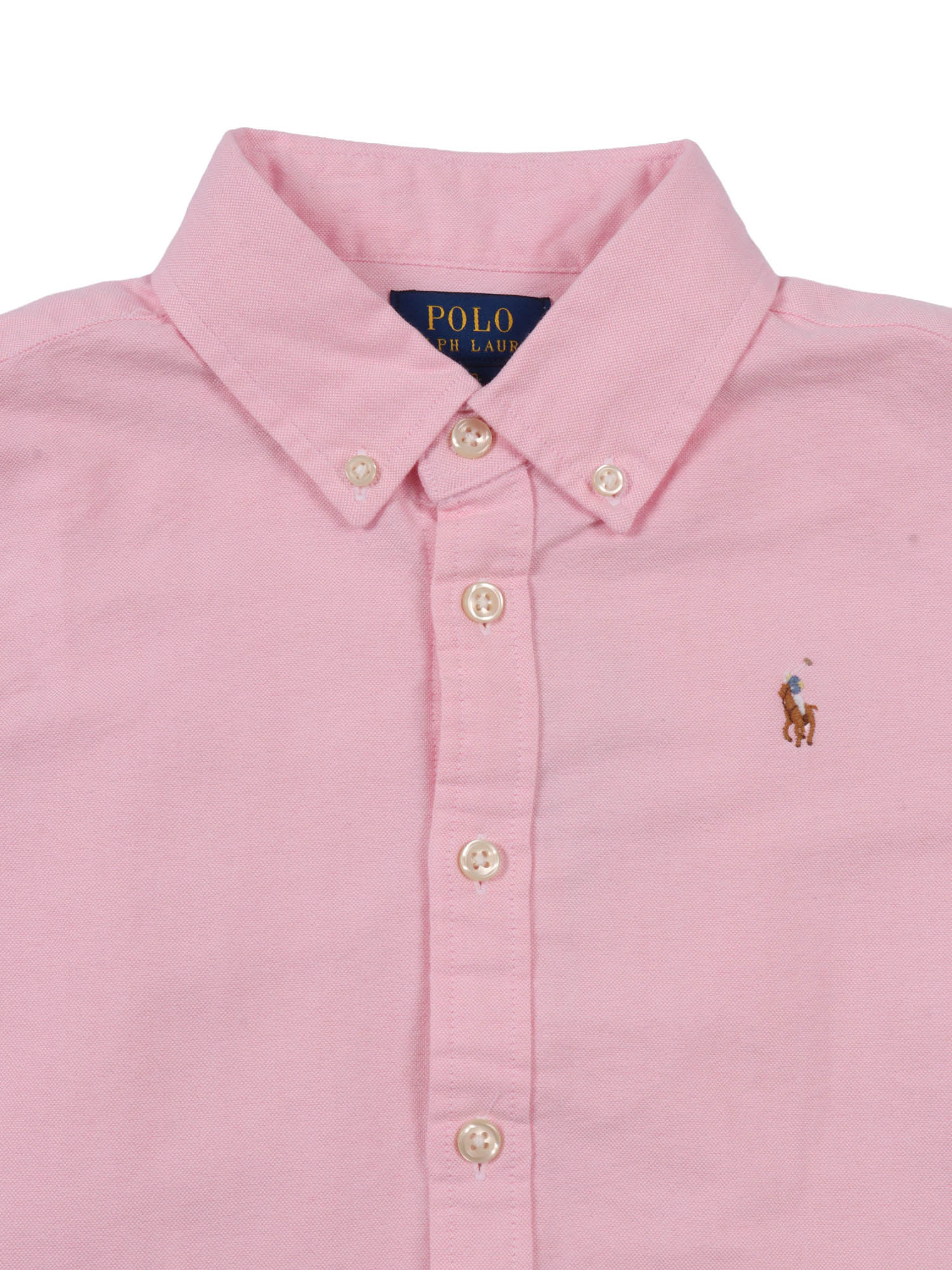 TRINETTEOX-SHIRTS-BUTTON FRONT SHIRT Pink Cotton