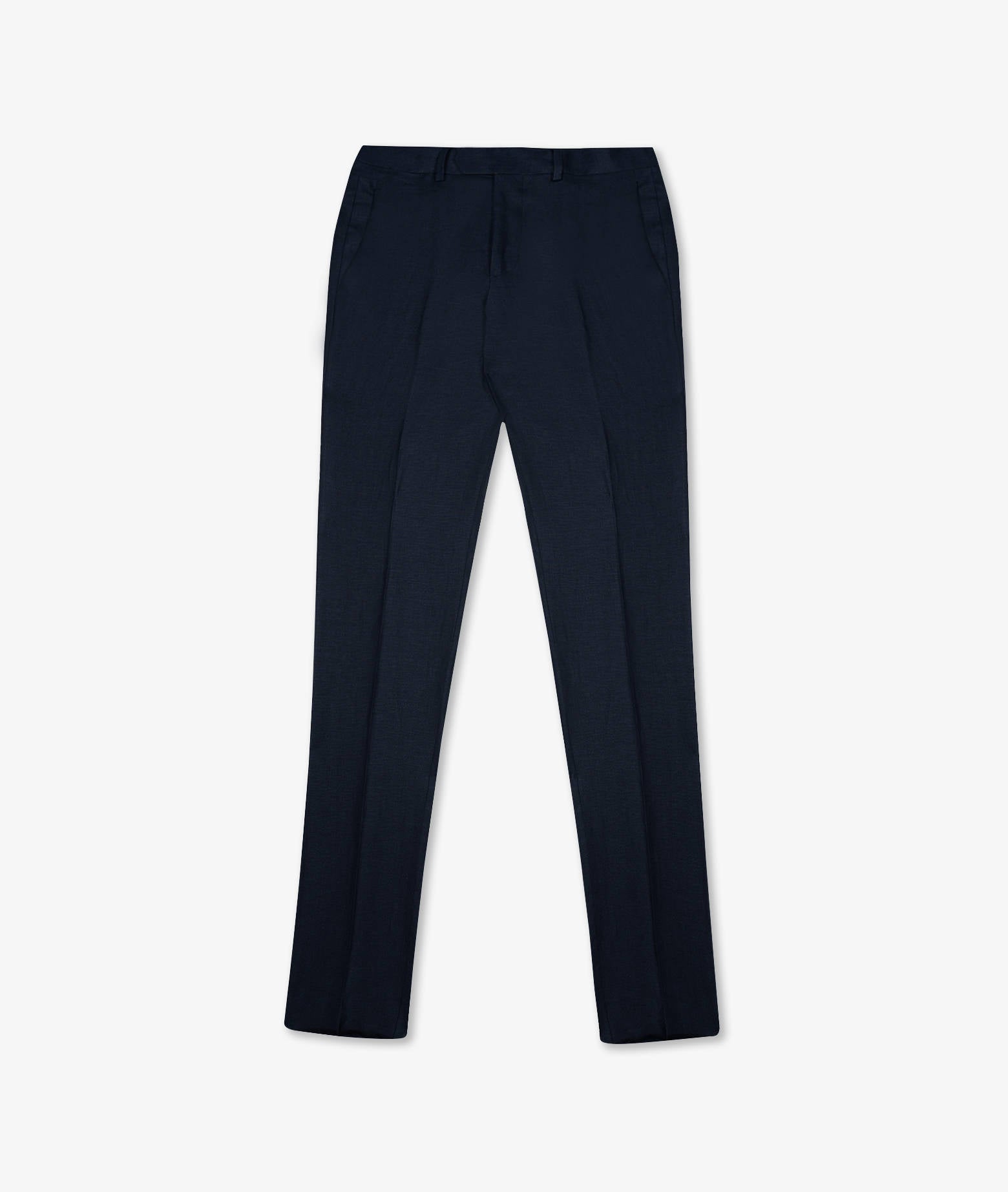 Linen Trousers Marbella Navy No Pinces