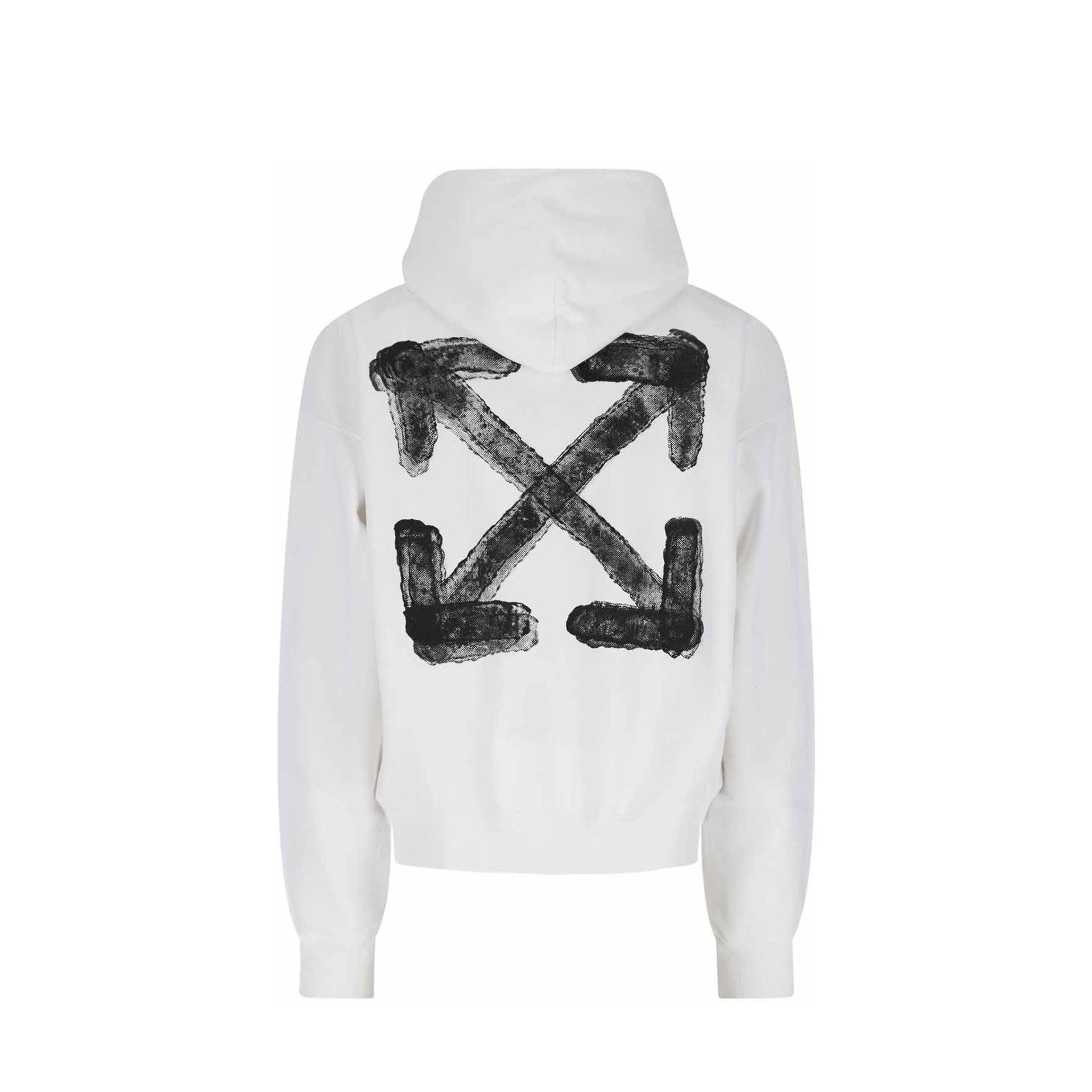 Off-White Hooded Sweatshirt Cotton