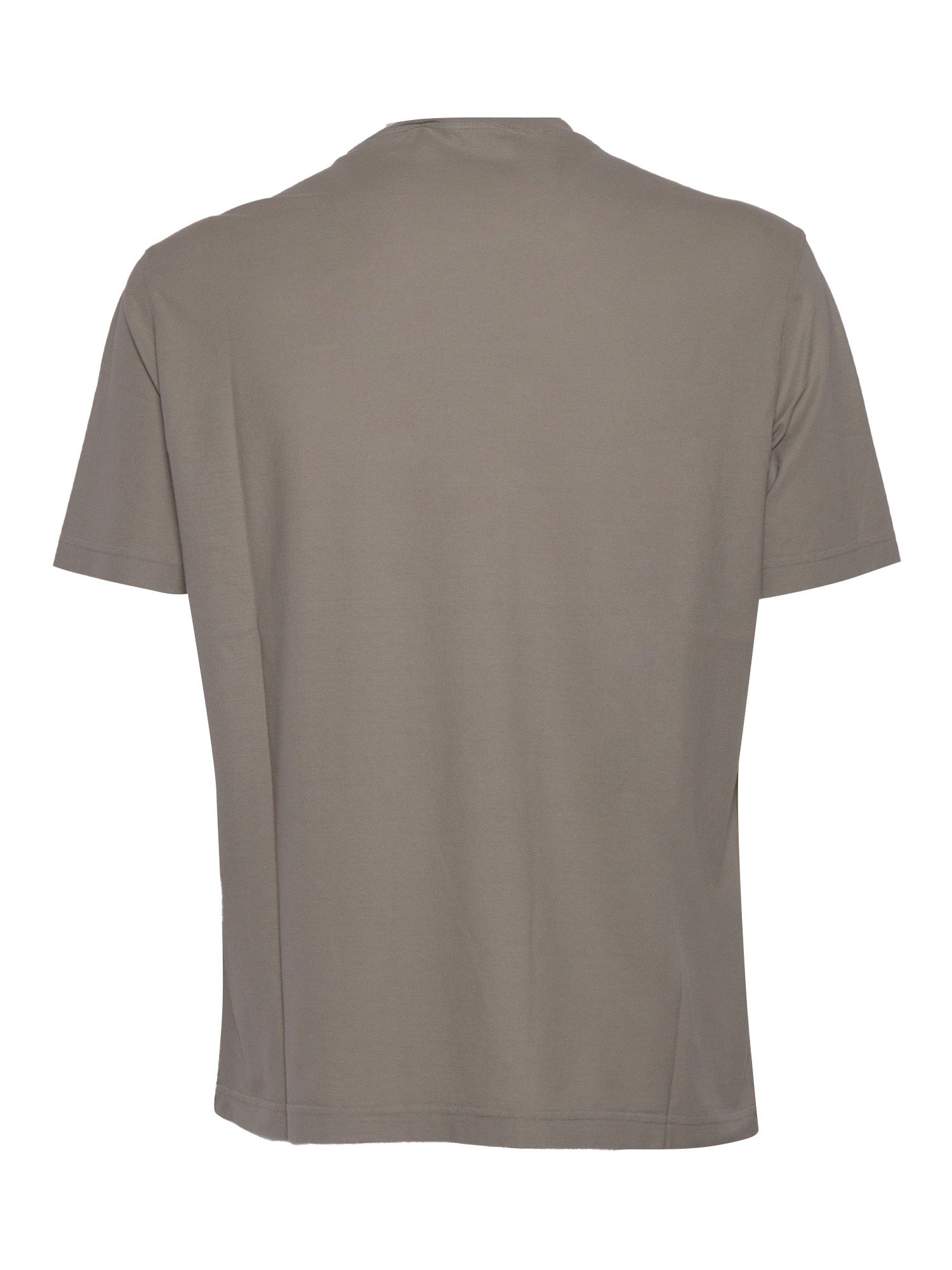 TSHIRT SS Grey Cotton Short Sleeves T-shirt