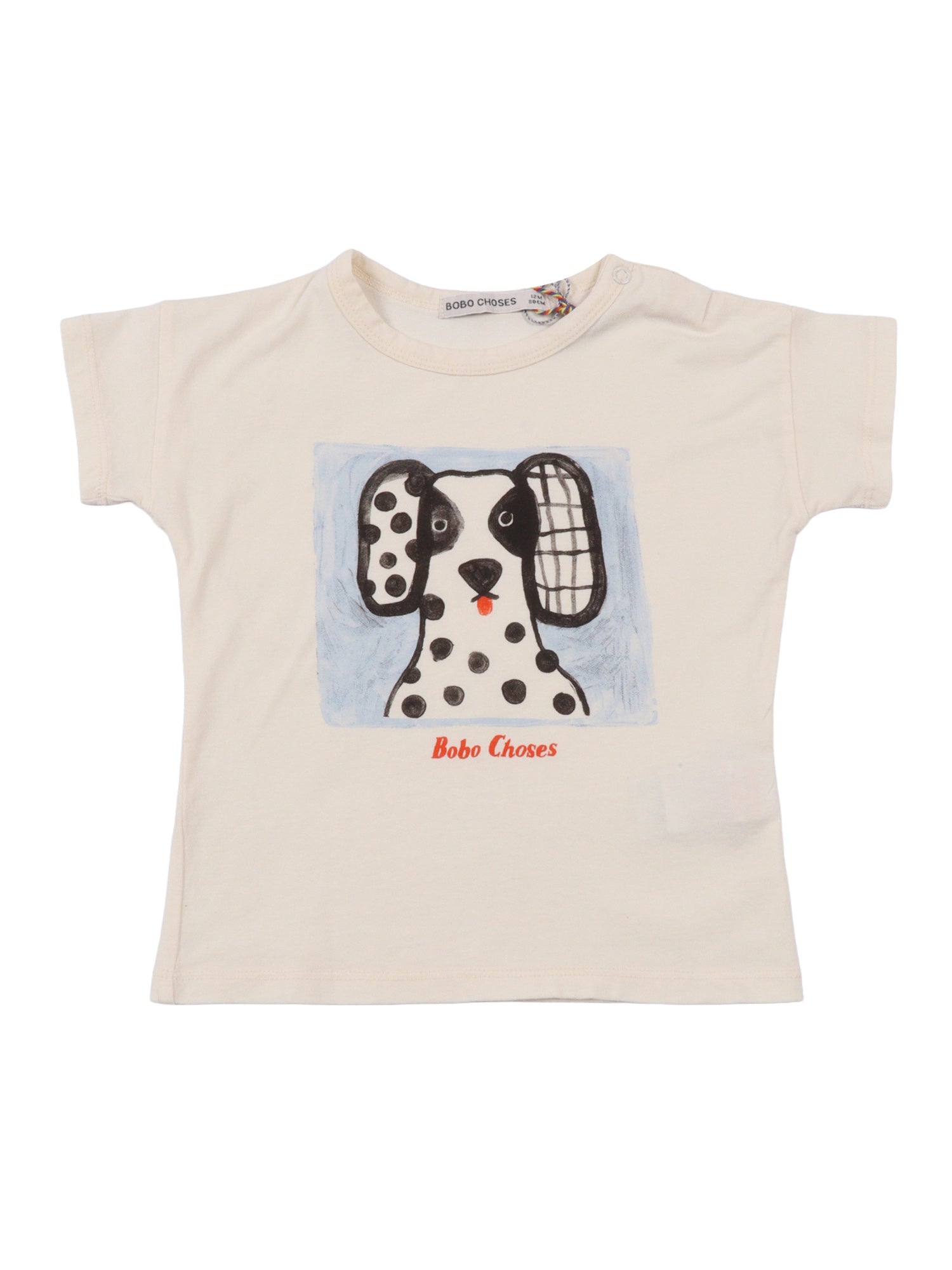 Van Dog T-shirt White Organic Cotton Short Sleeves