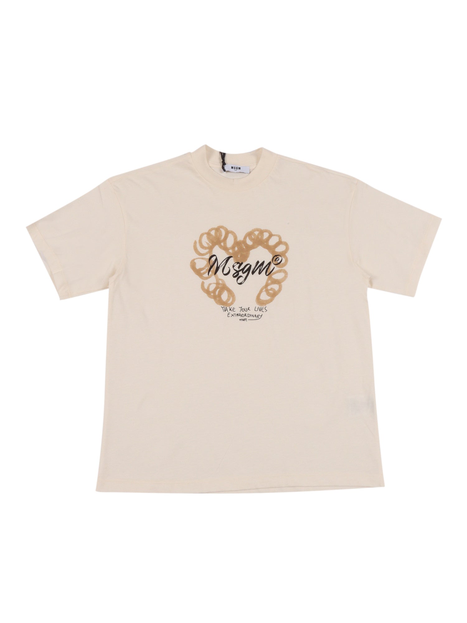 JERSEY T-SHIRT GIRL White Cotton Long Sleeves