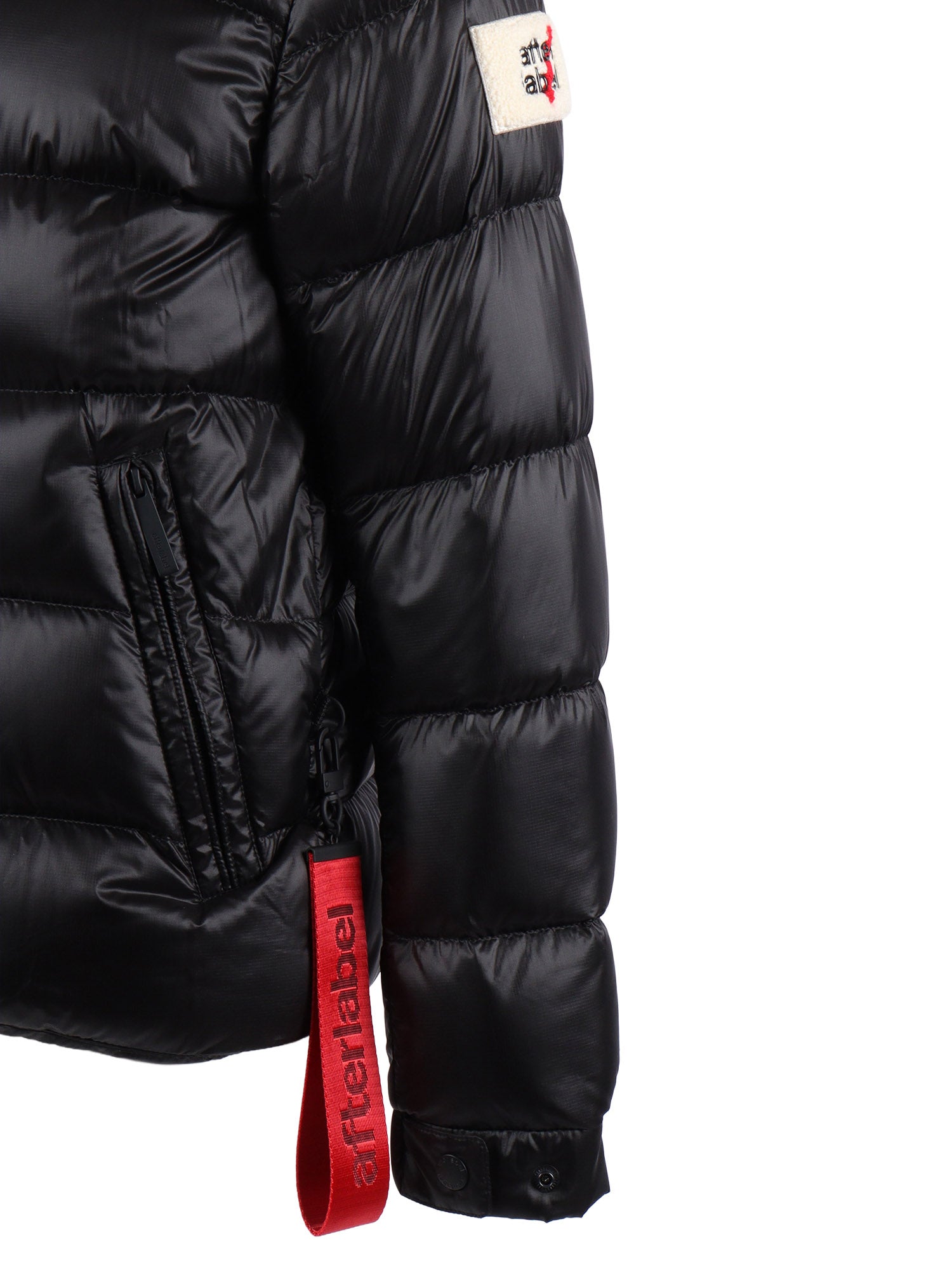 Mens Outerwear Black Polyamide Short Puffer