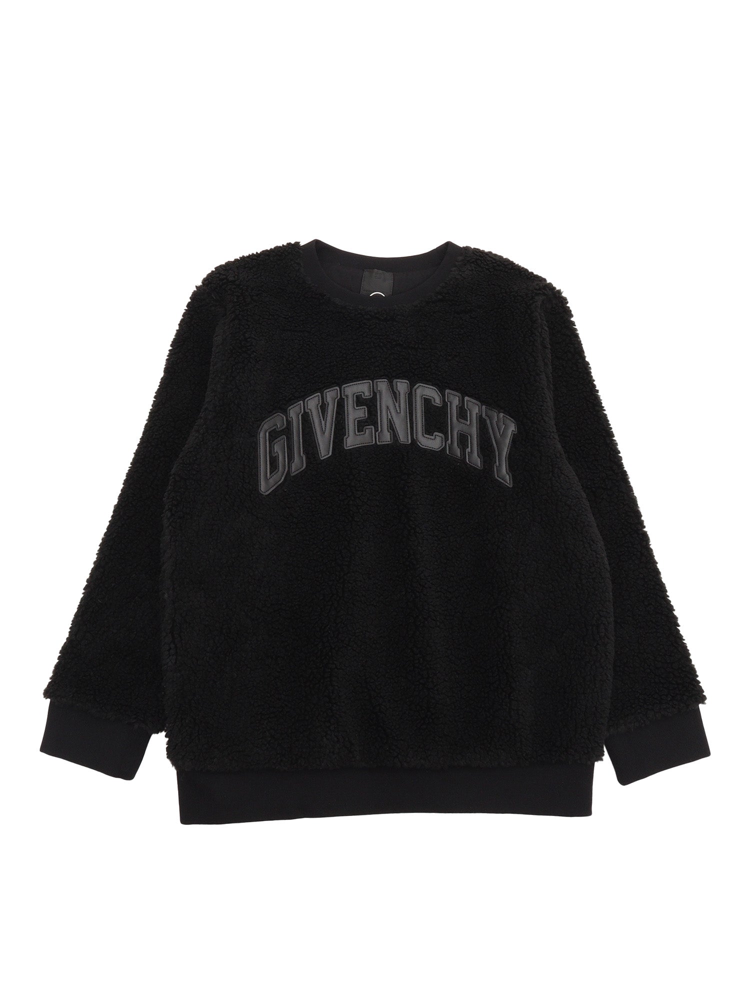 Sweatshirt Black Polyester Polyamide Elastane