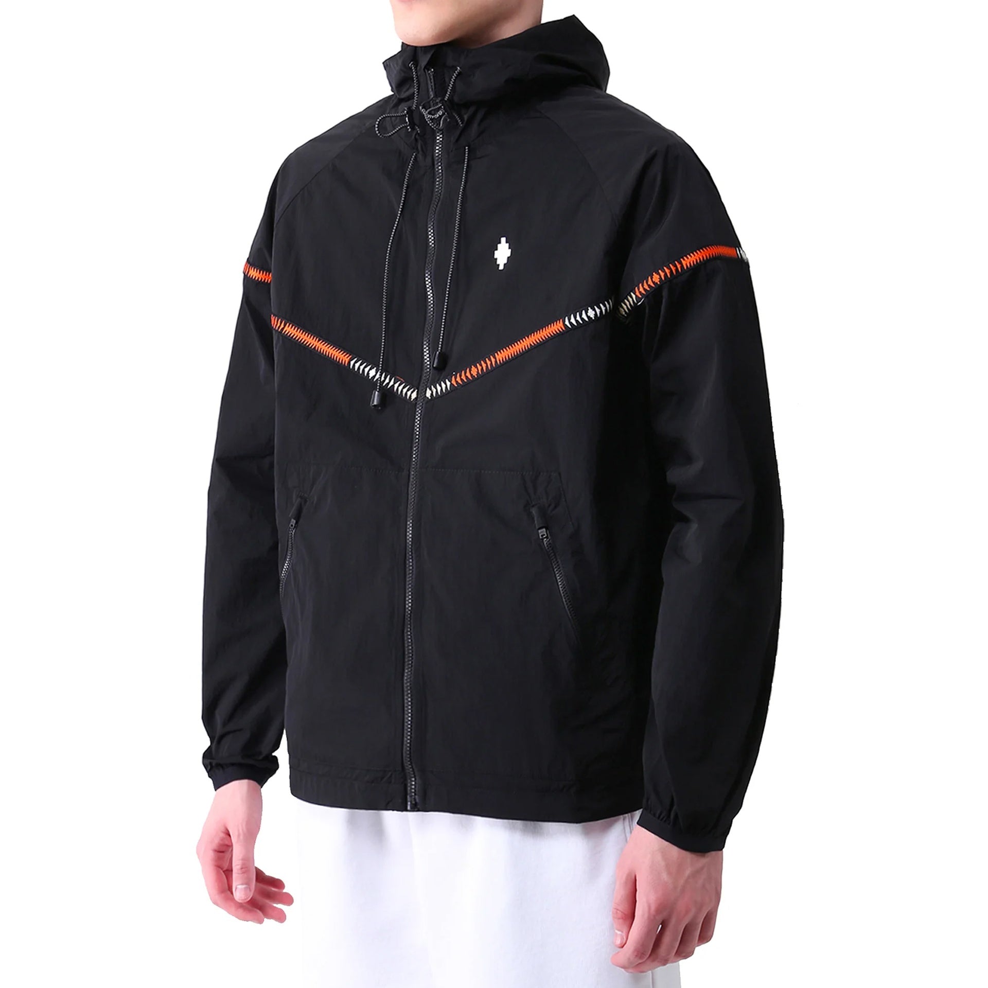 County Of Milan Windbreaker Jacket Black Polyamide